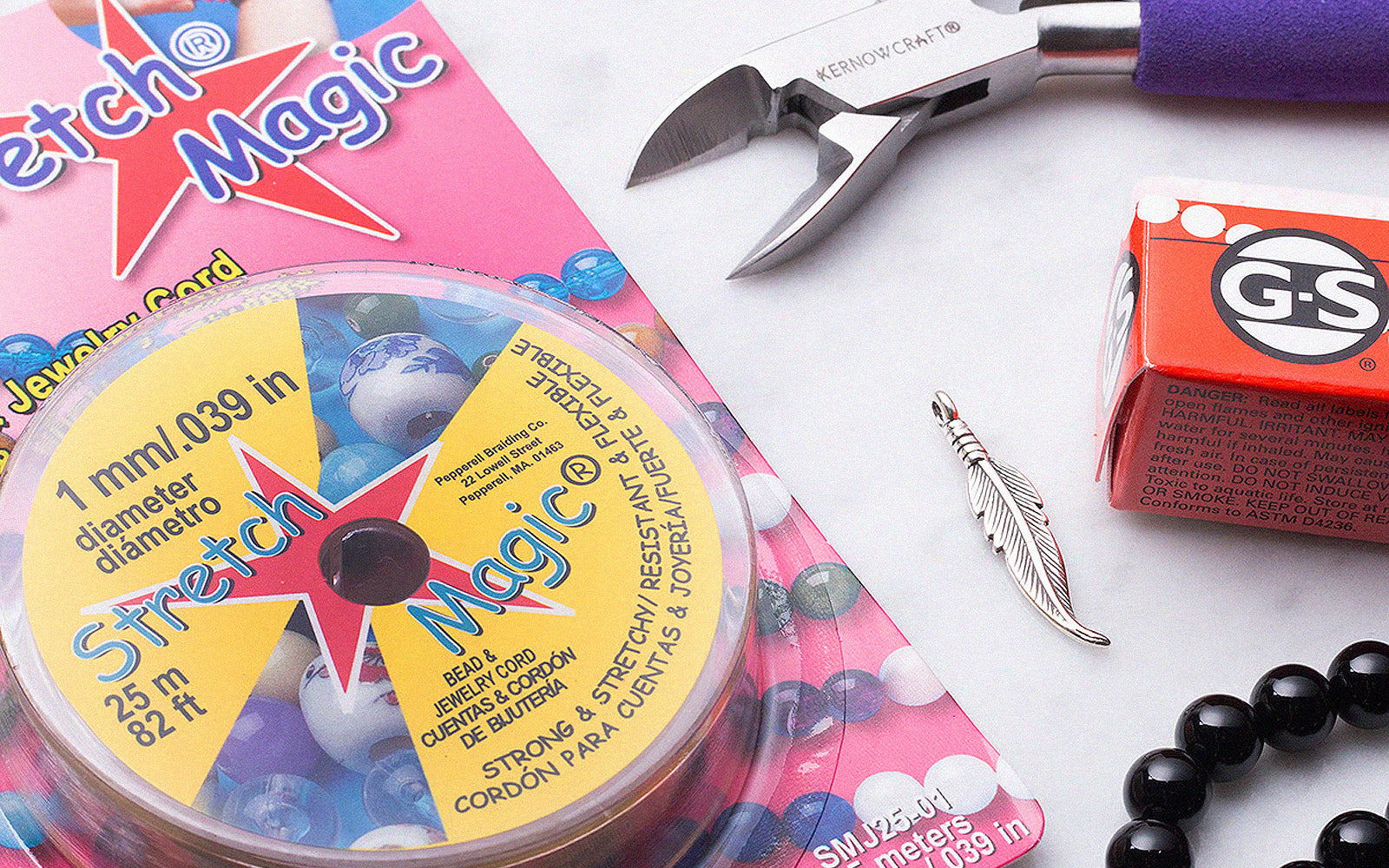 Advice on knotting elastic stretch magic thread