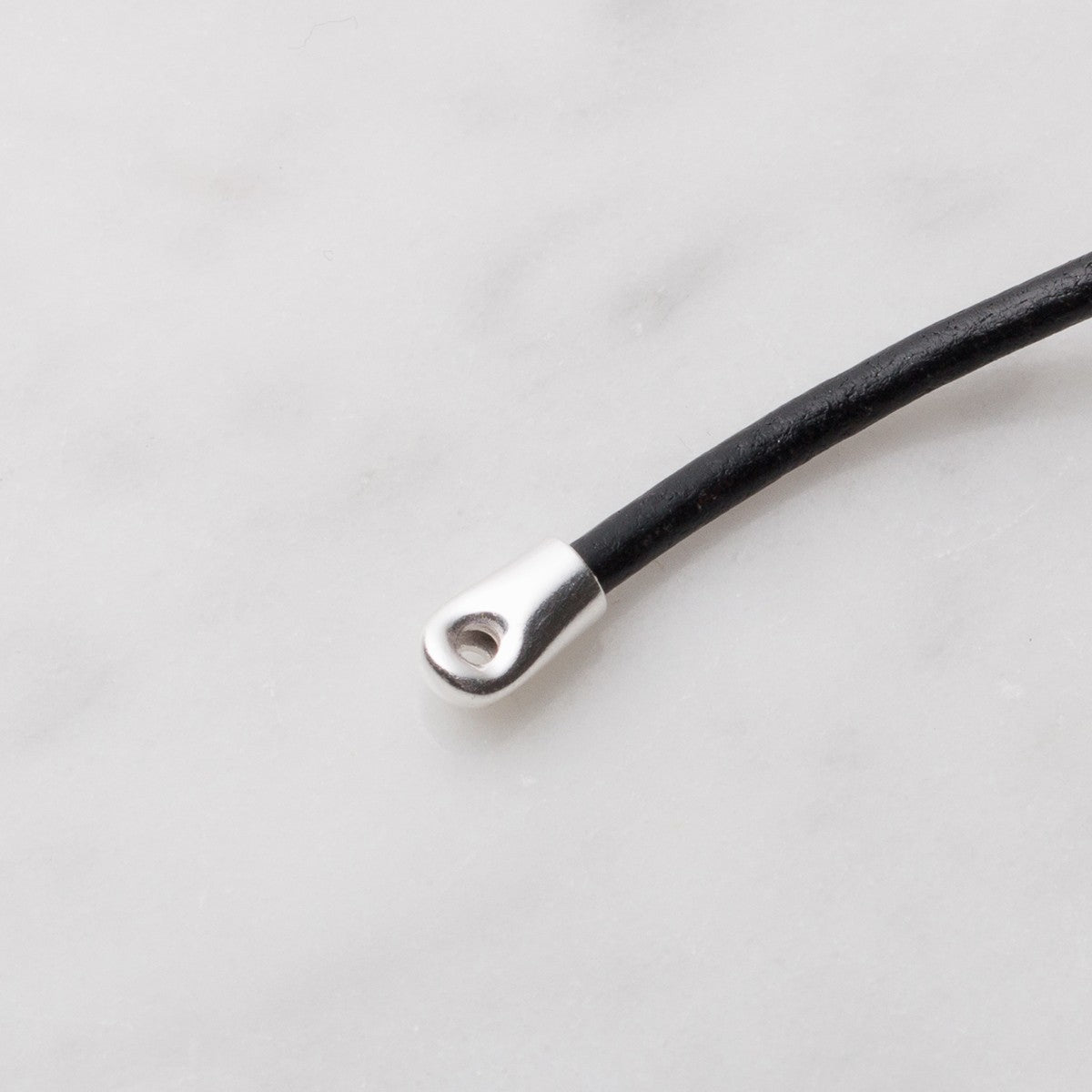 Sterling Silver End Caps Pair