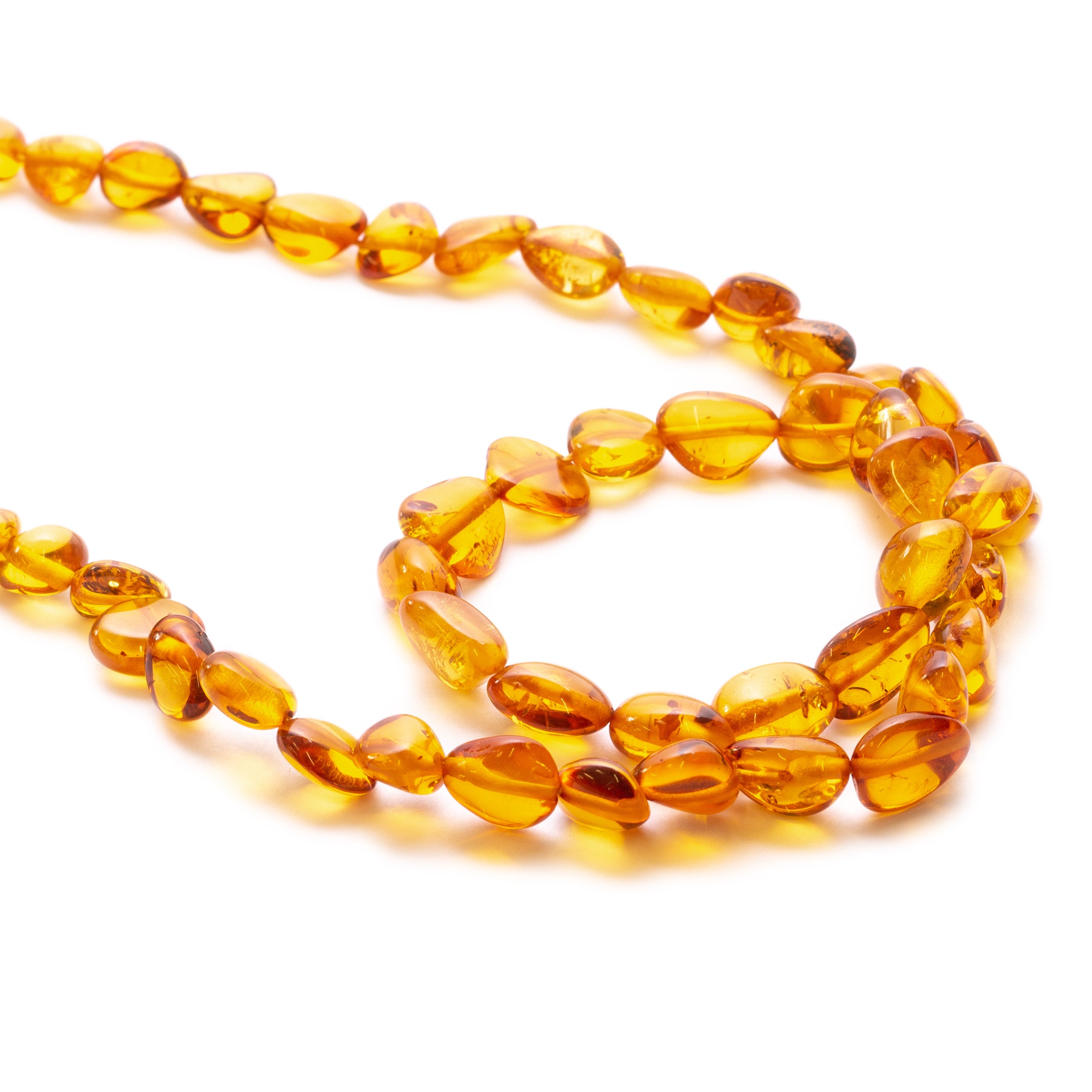 Natural Baltic Amber Nugget Beads Approx 7mm
