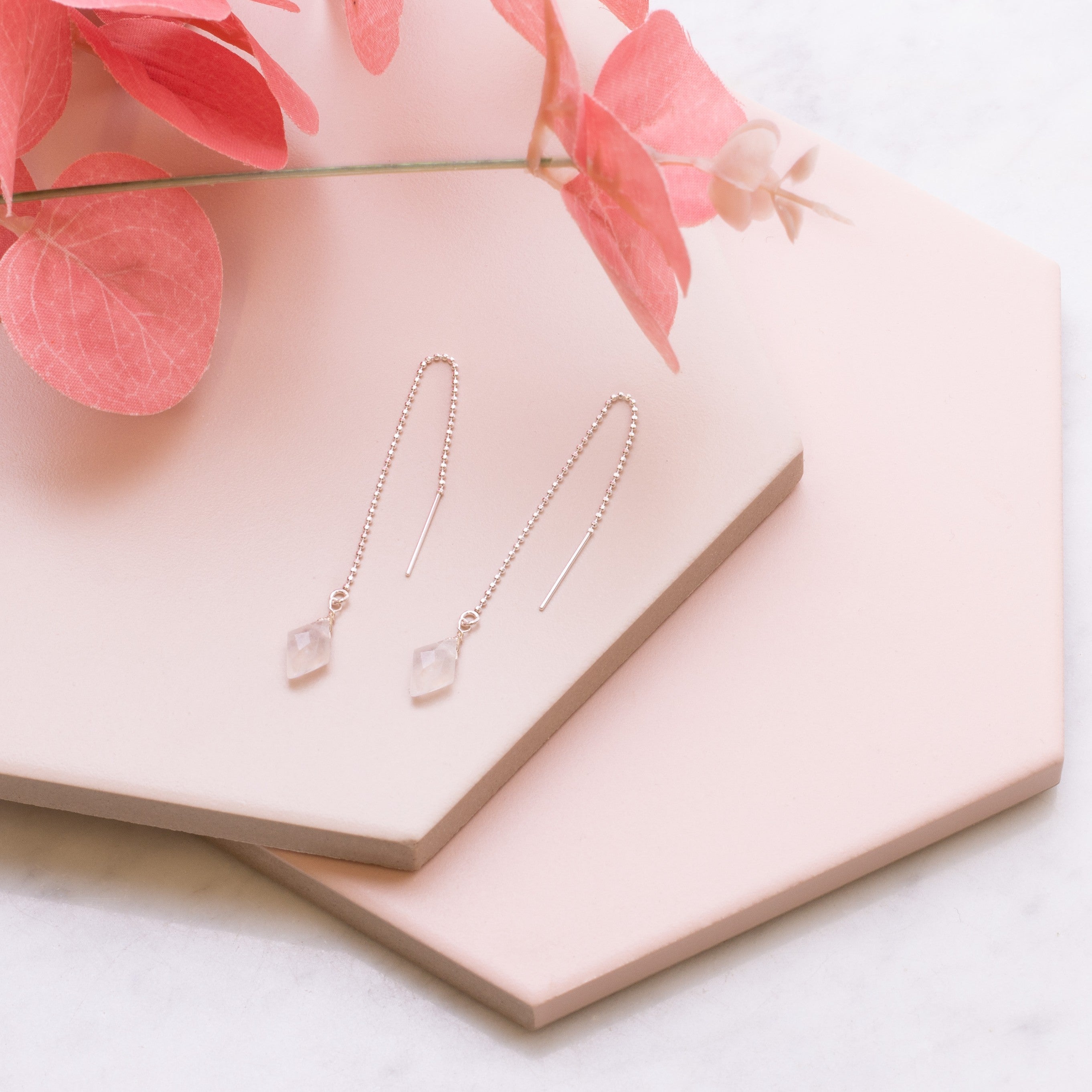 Rainbow Moonstone Faceted Diamond Shaped Beads Approx 10x7mm