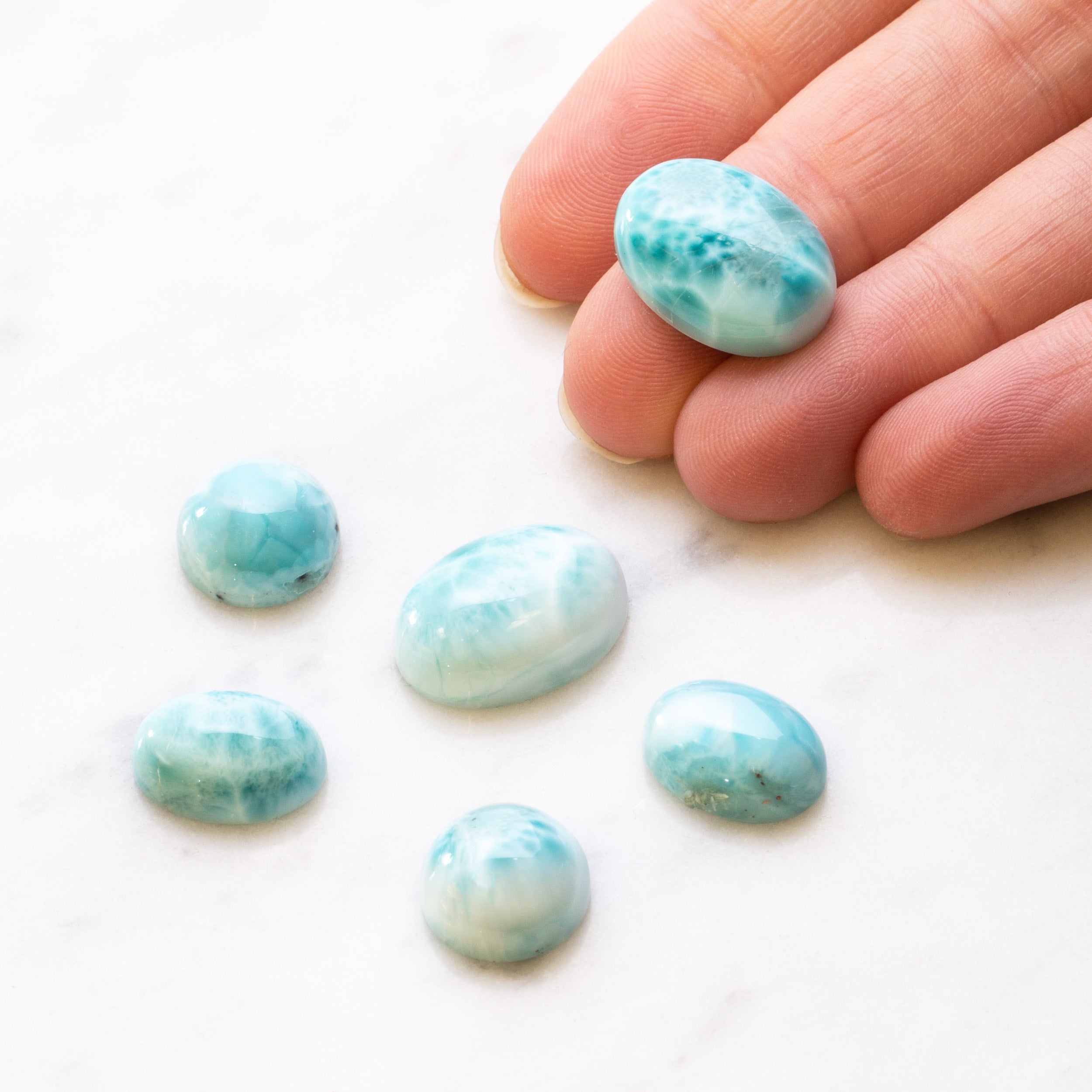 Larimar Cabochons