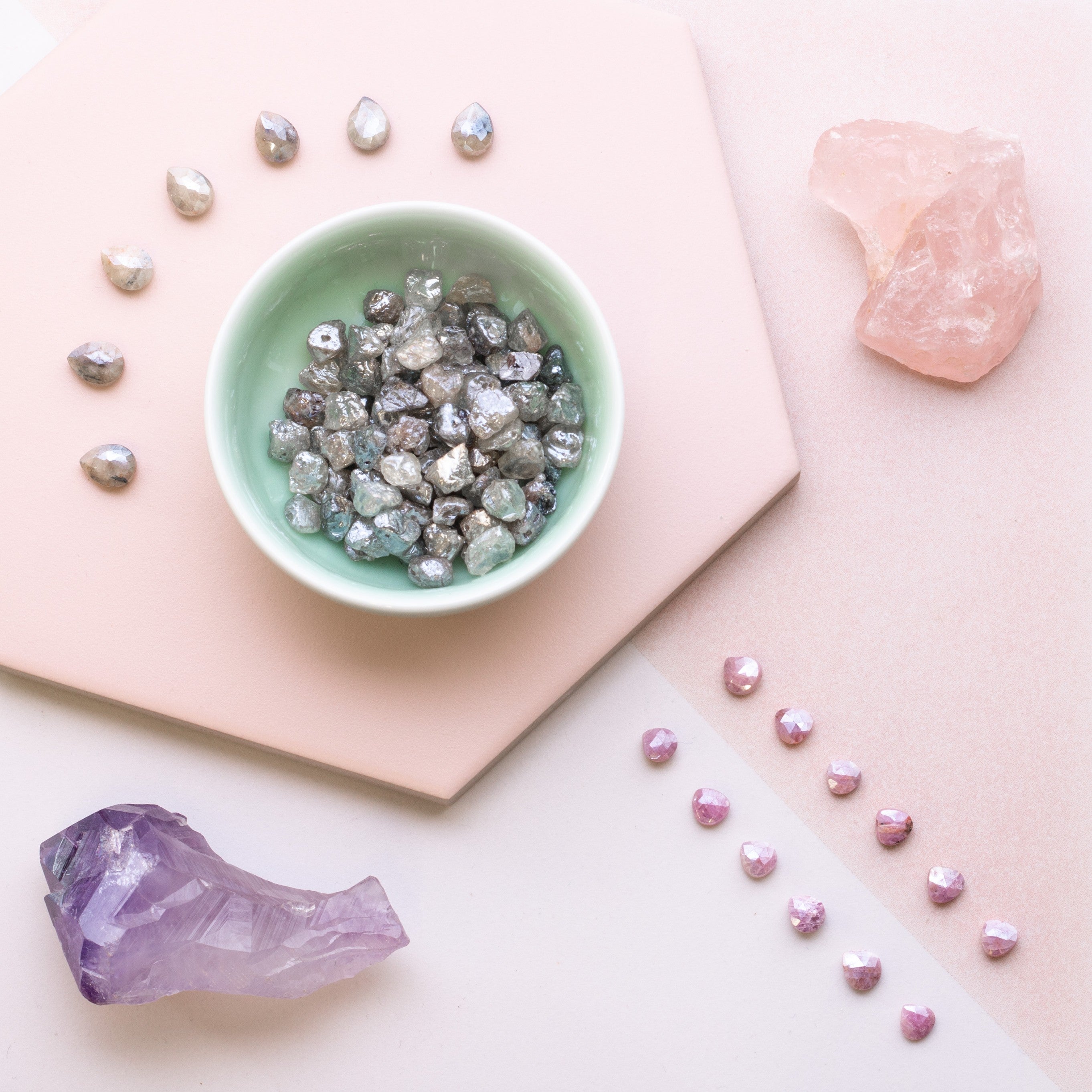 Mystic Coated Quartz Faceted Teardrop Briolette Beads Approx 9mm