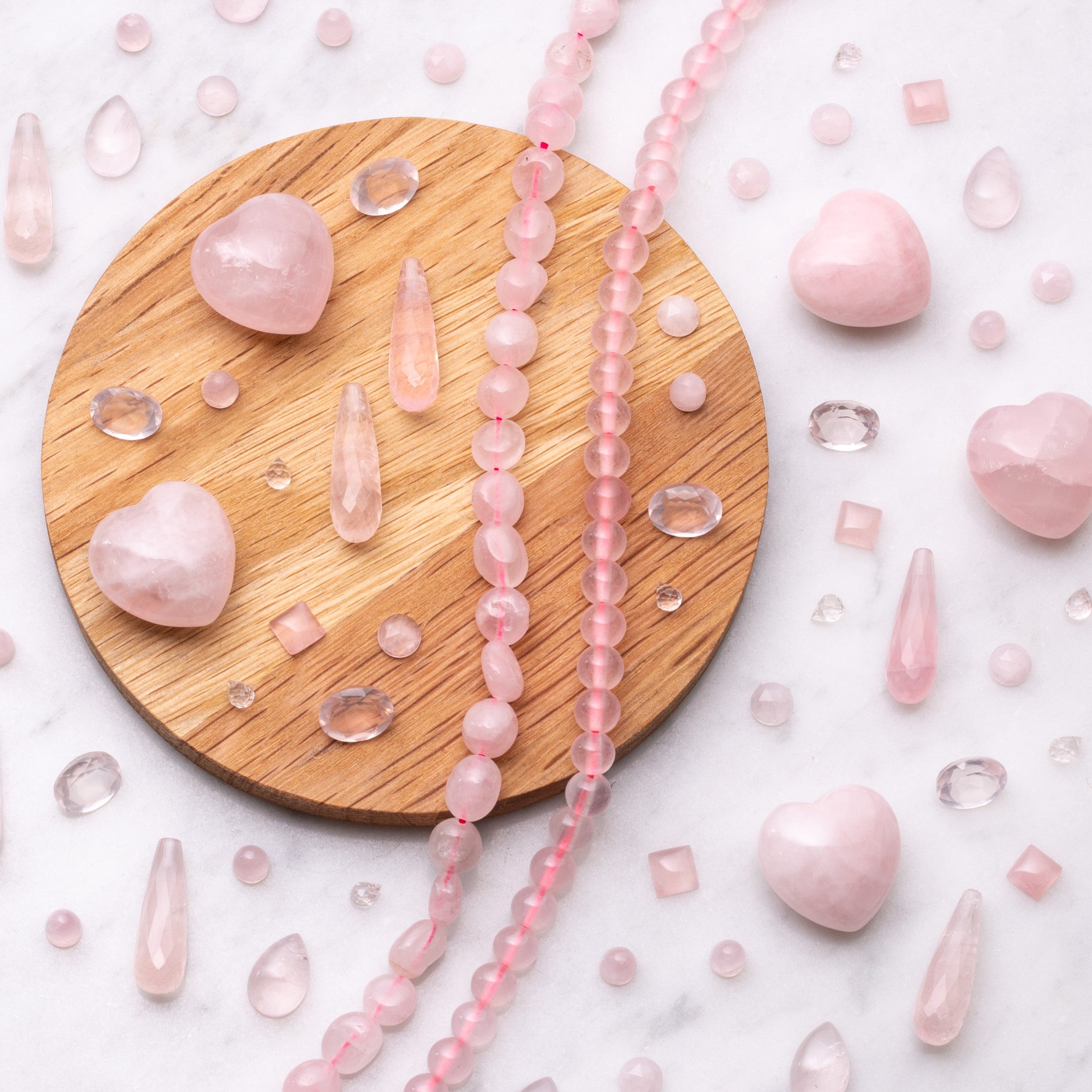 Rose Quartz Cabochons
