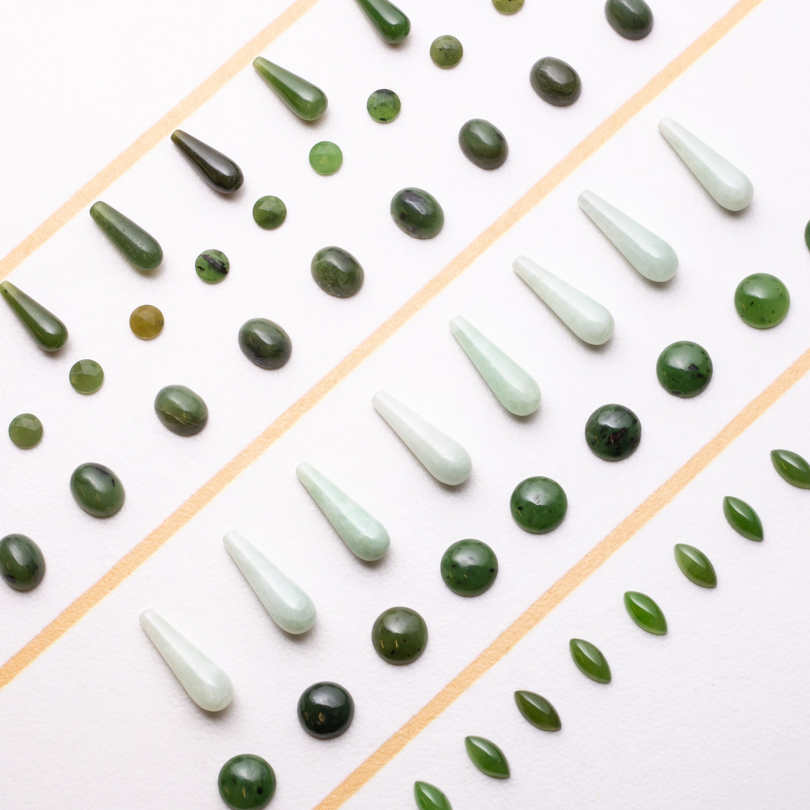 Nephrite Jade Cabochons