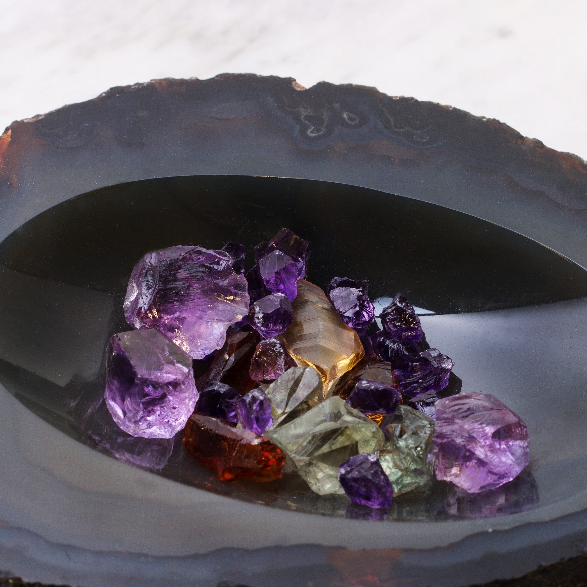 Rough Amethyst Natural Crystals Undrilled