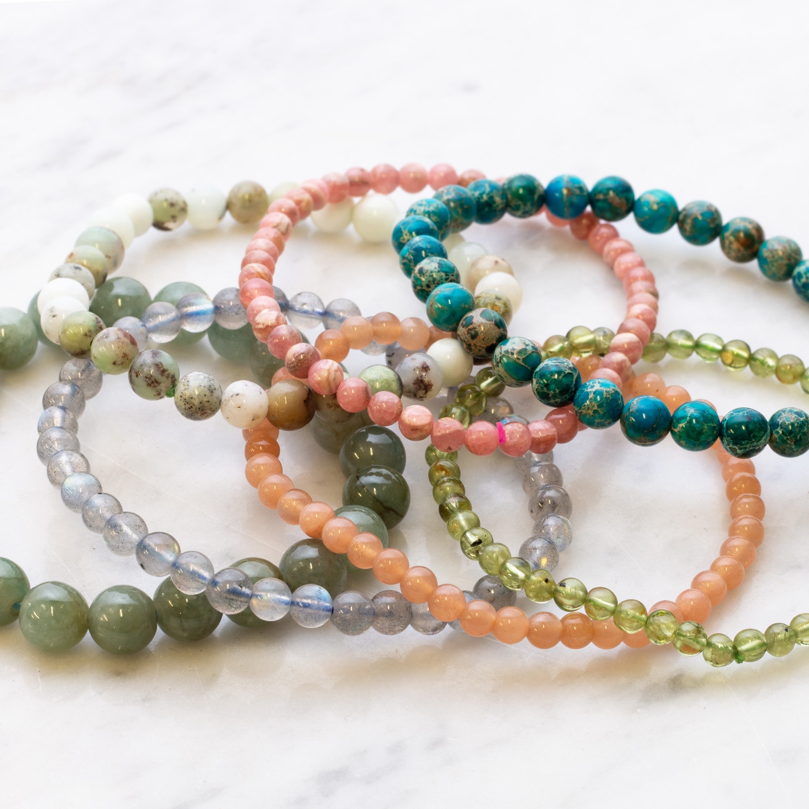 Ready To Wear Chrysoprase Bracelet