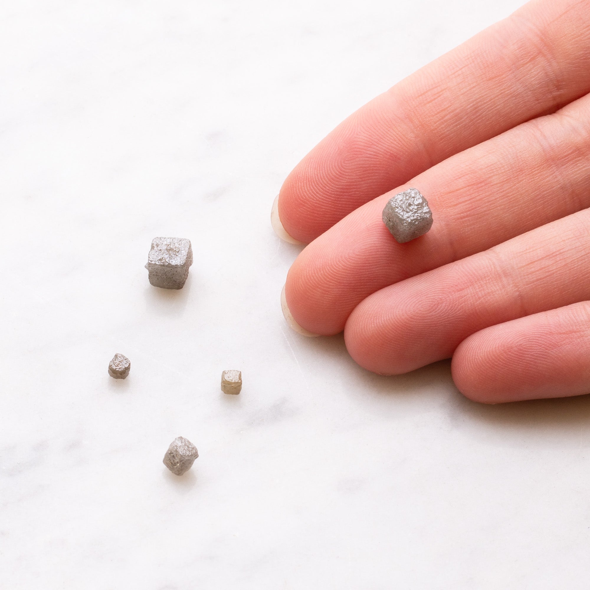 Rough Diamond Natural Crystal Cubes Undrilled