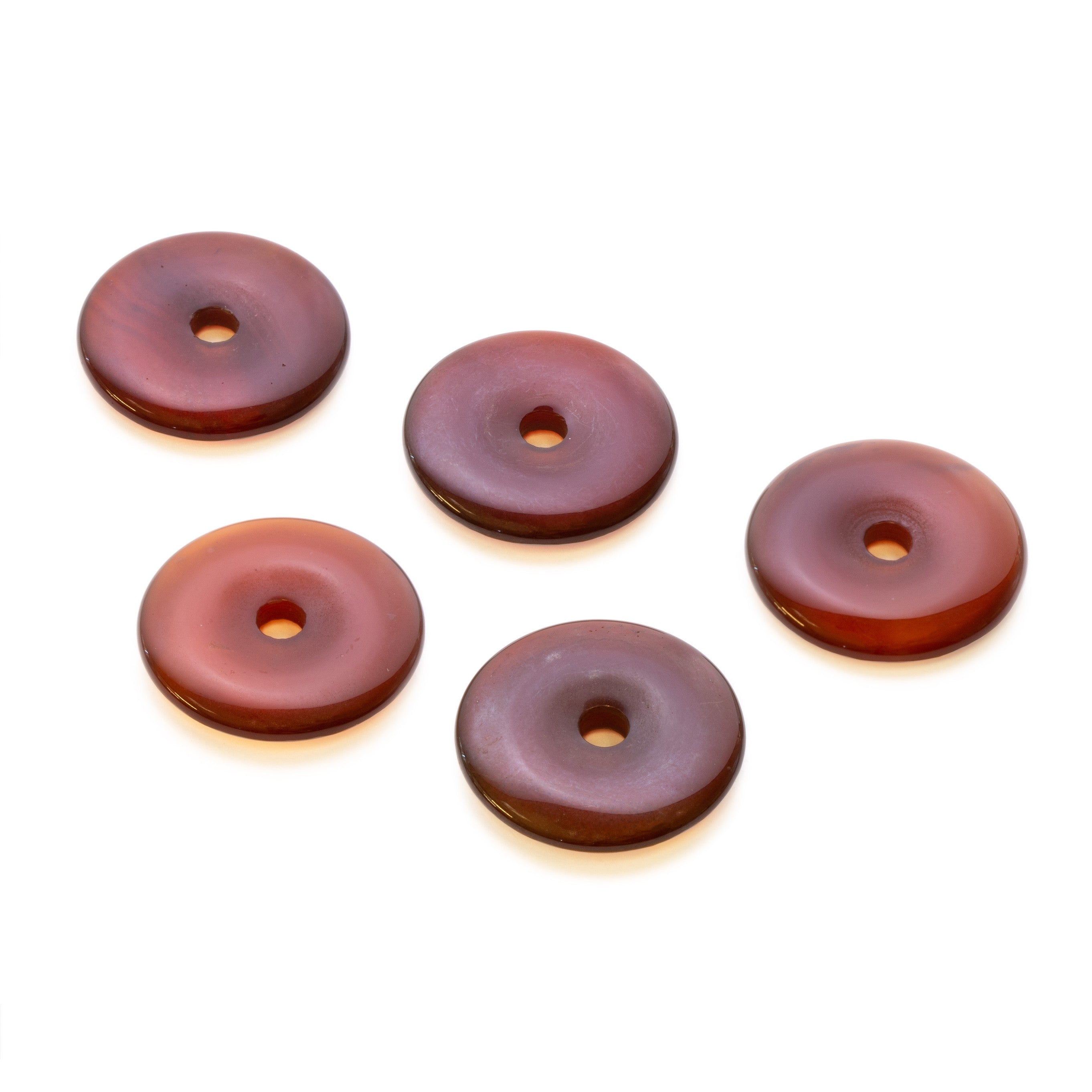 Carnelian Gemstone Donut Approx 24mm