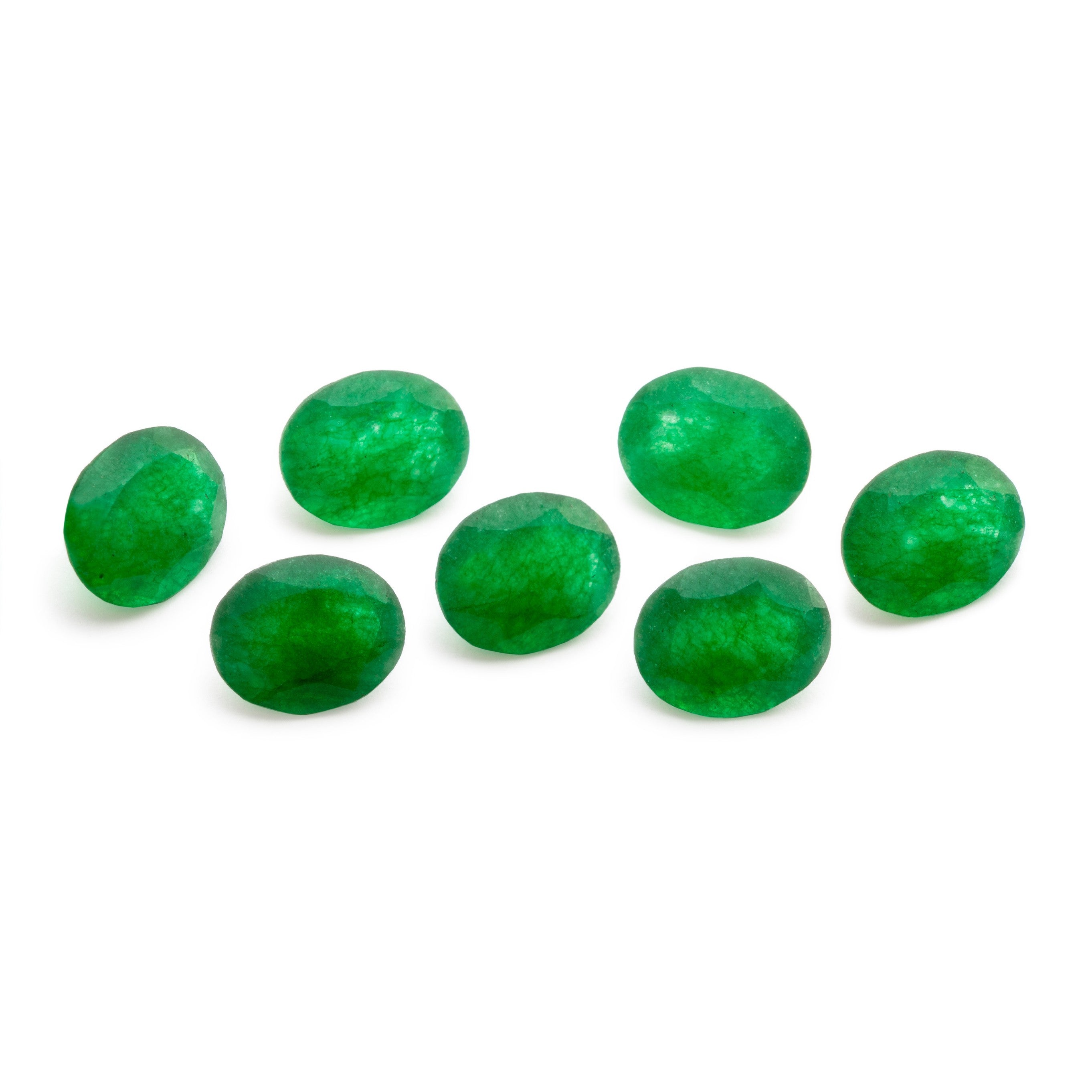 Green Aventurine Faceted Stones Approx 10x8mm