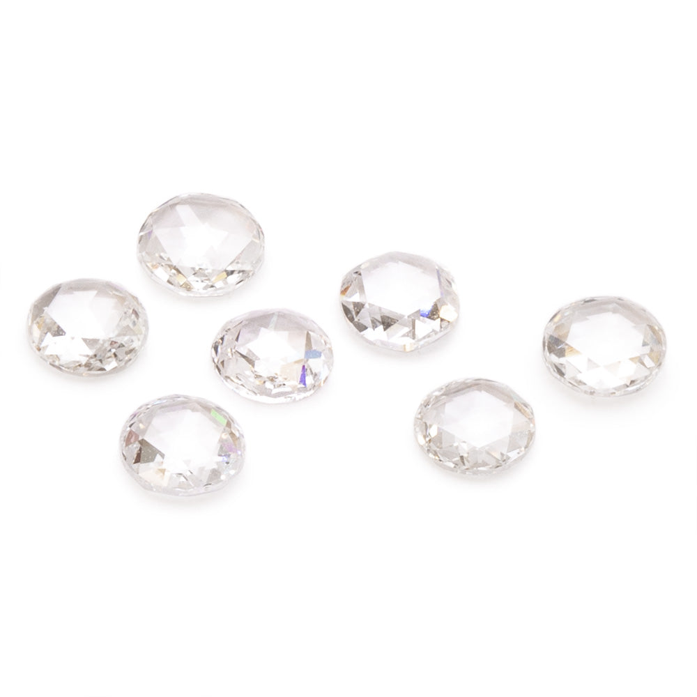 Diamond Rose Cut Cabochons Approx 3-3.4mm Round