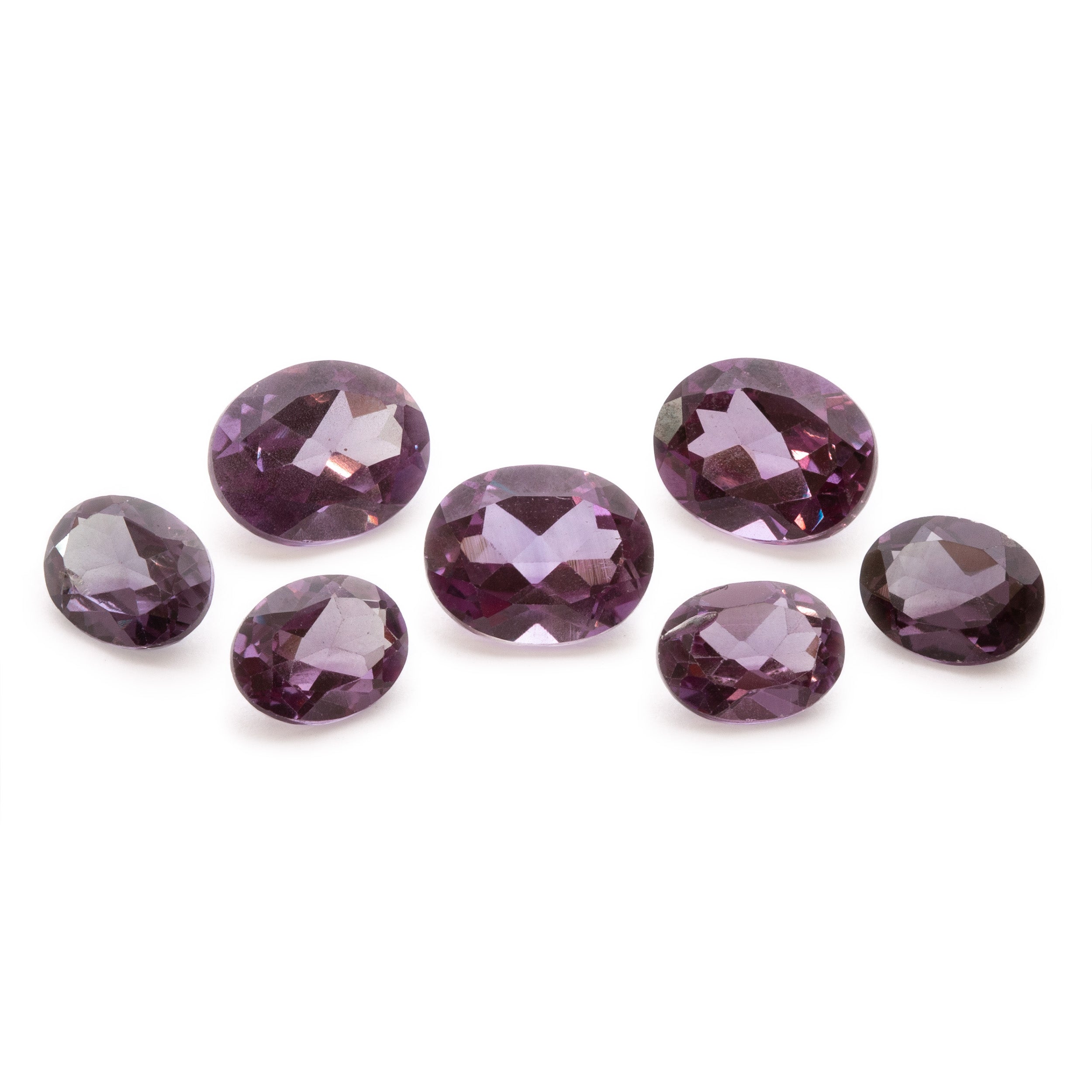 Hydro-Thermal Alexandrite Faceted Stones