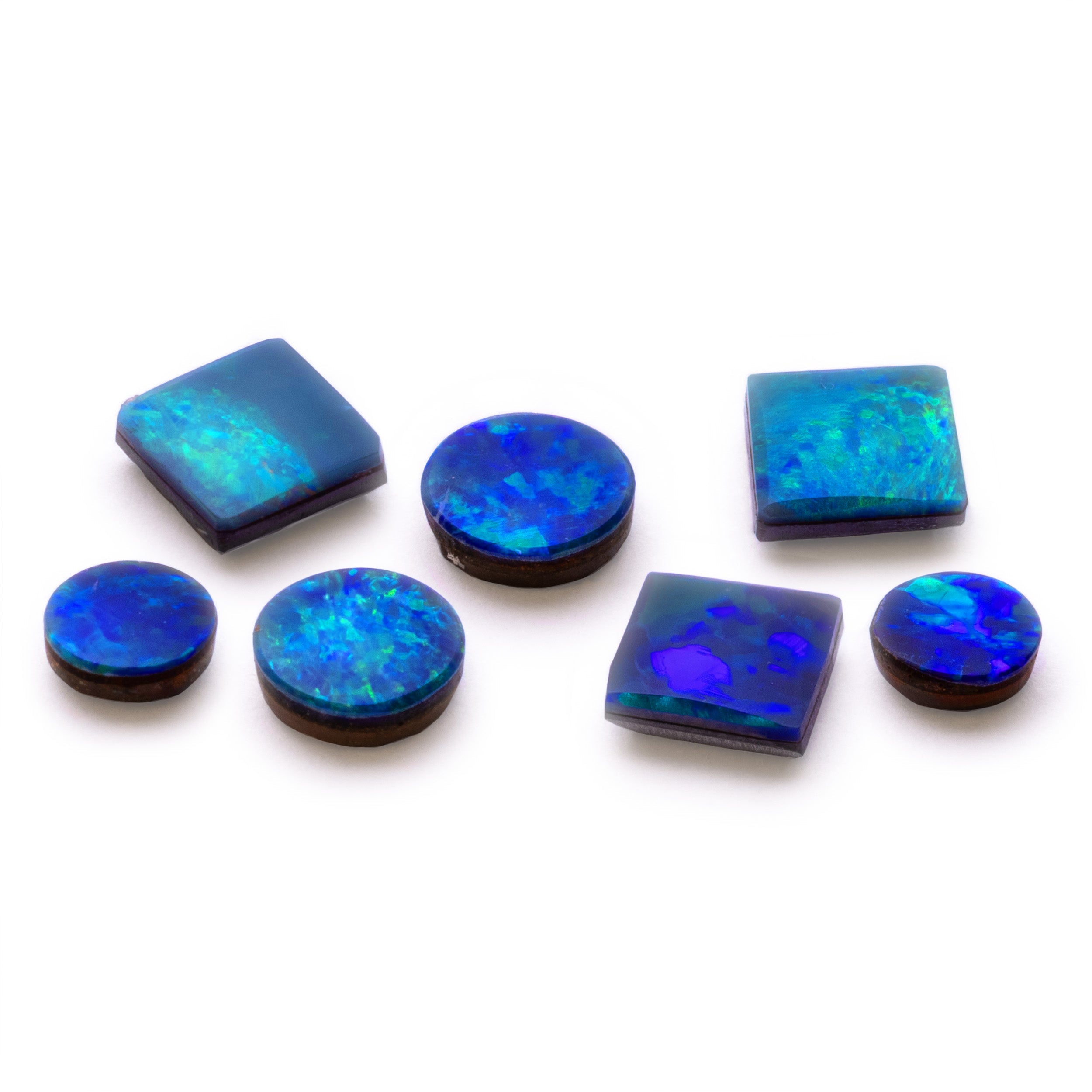 Australian Opal Doublets Blue/Green