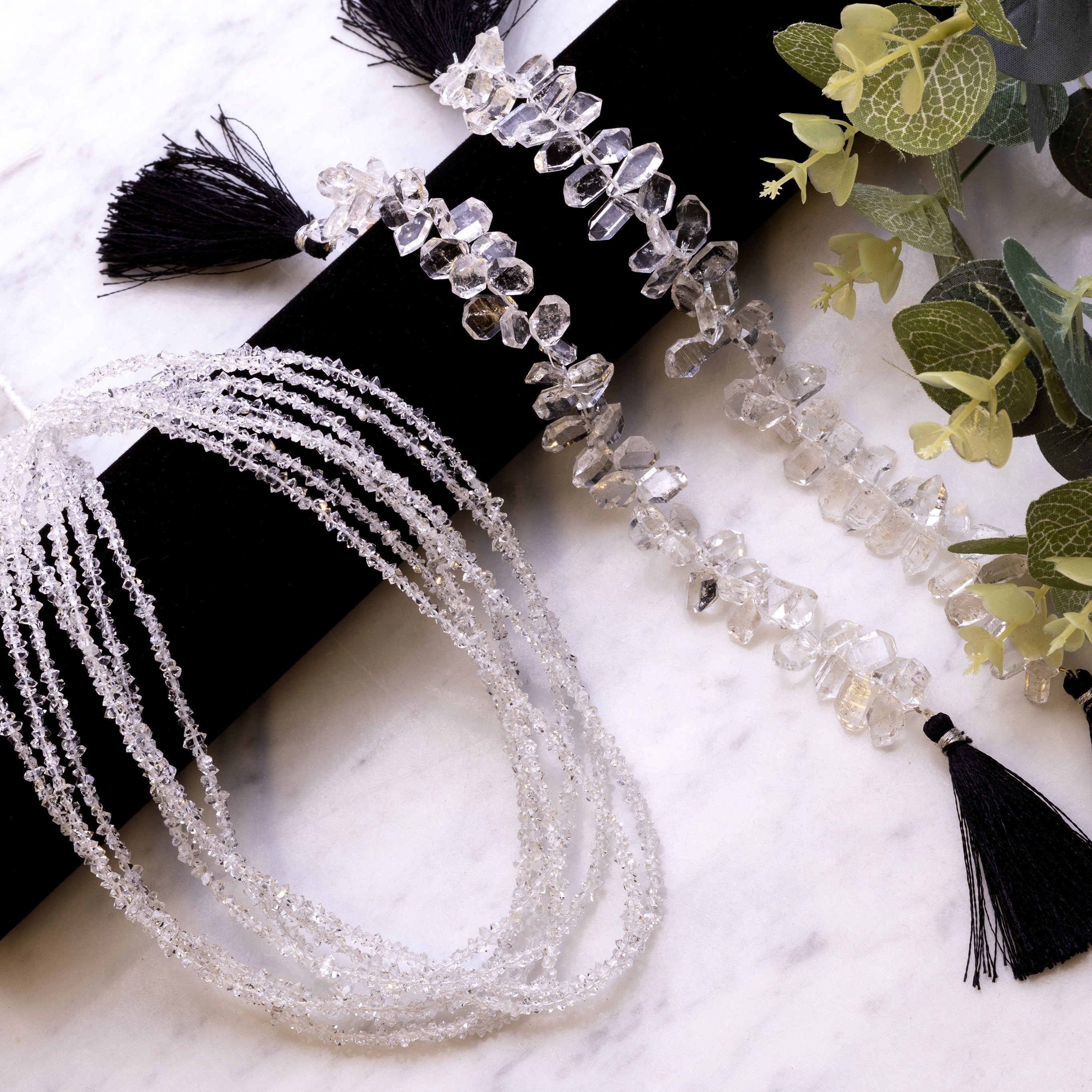 Herkimer Diamond Freeform Beads