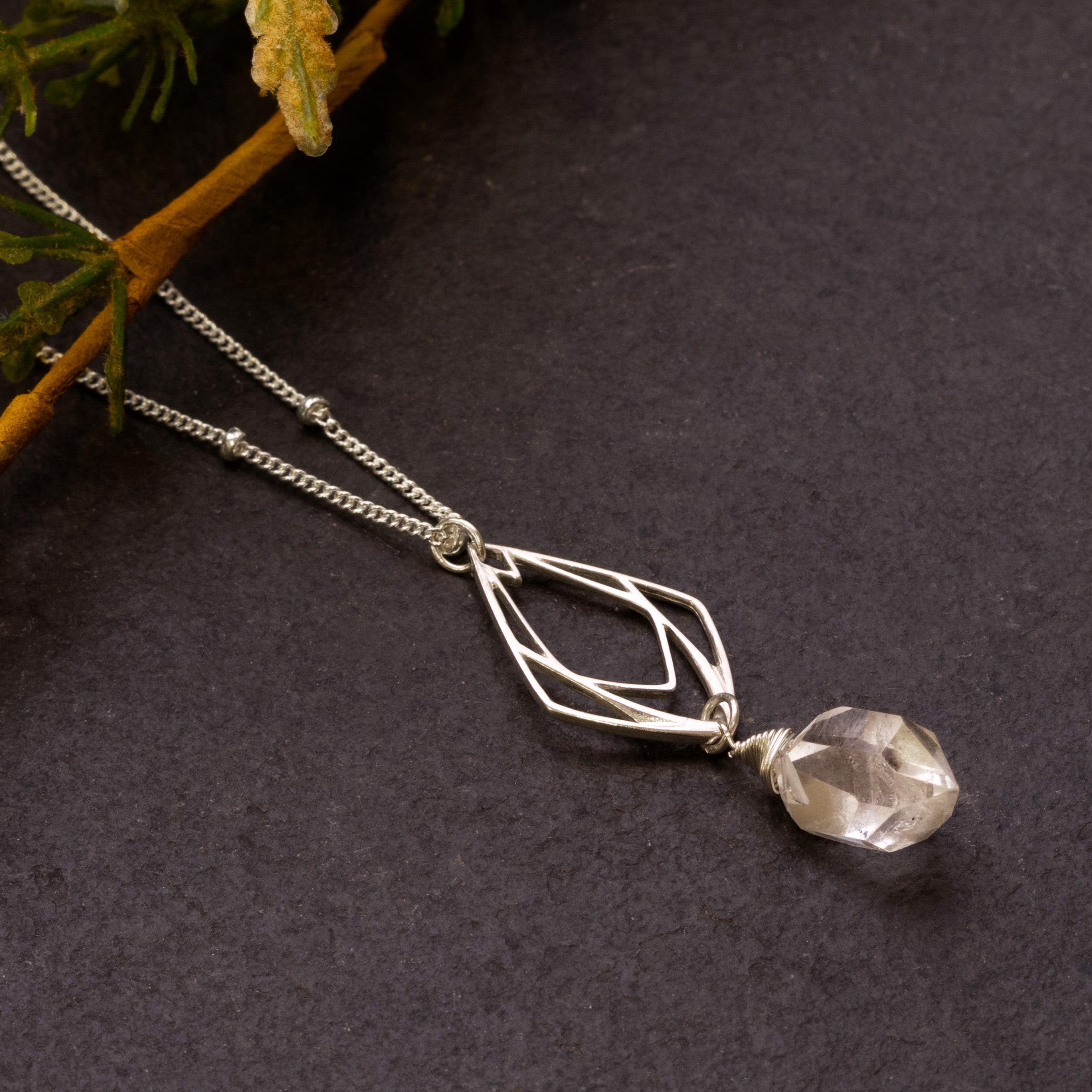 Herkimer Diamond Freeform Beads