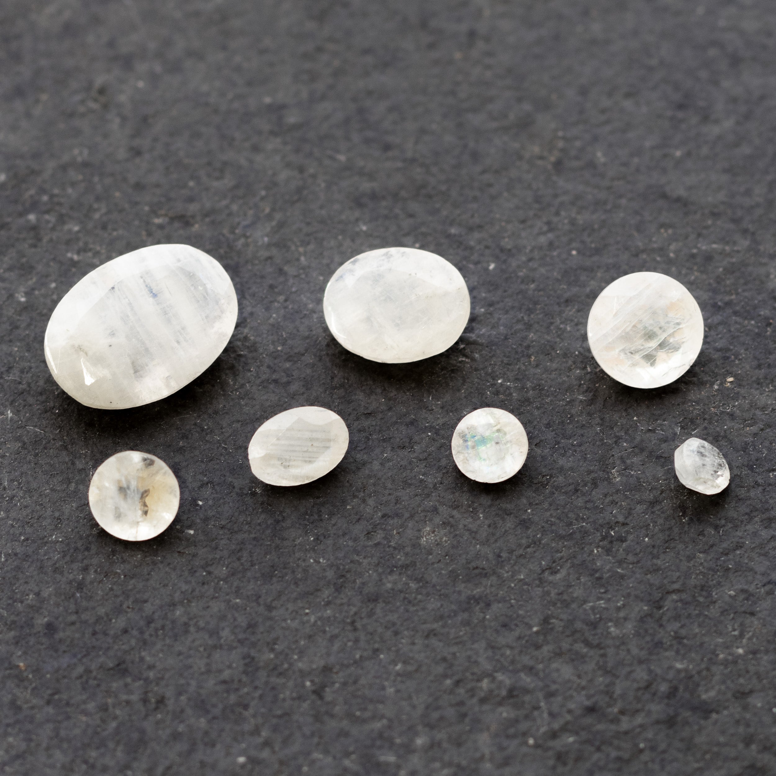 Rainbow Moonstone Faceted Stones