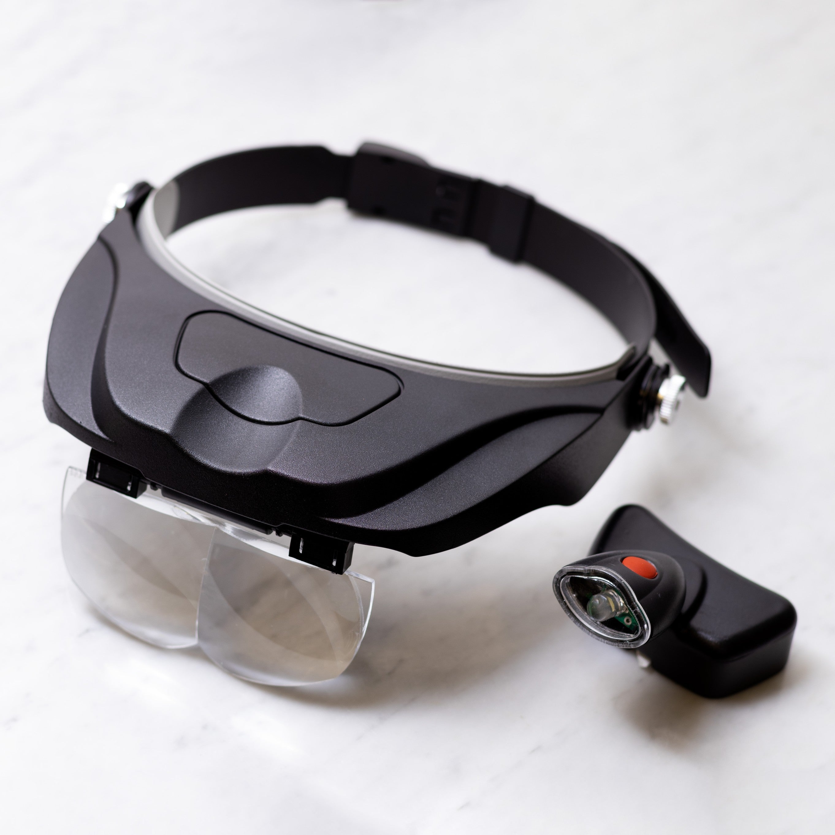 Headband Magnifier With Led Light