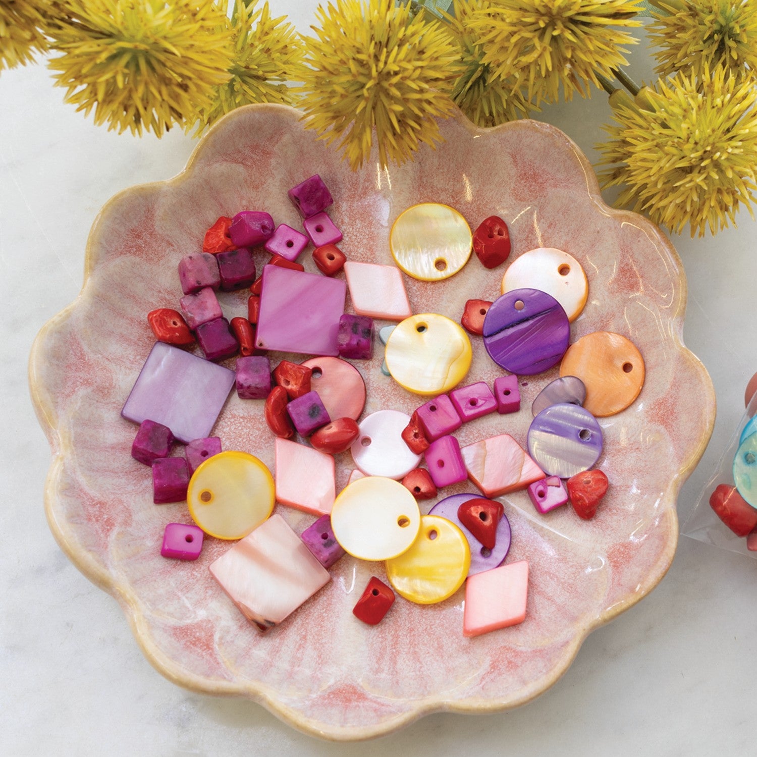 Summer Glow Mixed Bead Pack Approx 30g