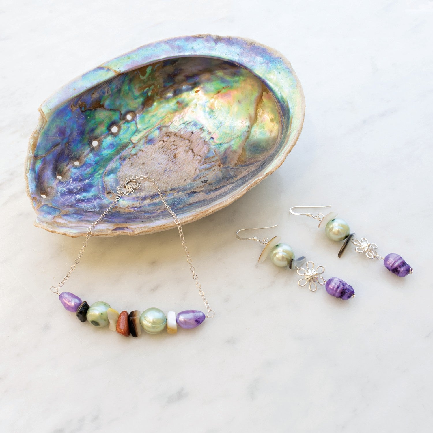 Mermaid Mixed Gemstone Bead Pack Approx 30g