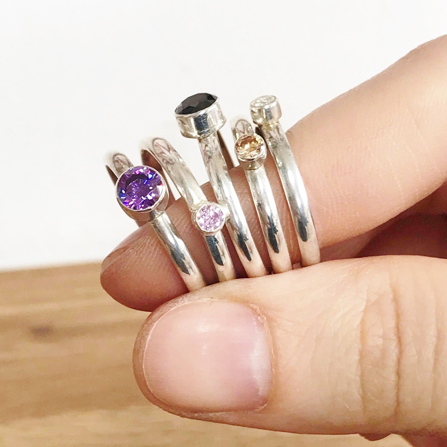 Assorted Mixed Diameter Sterling Silver Tube Pack