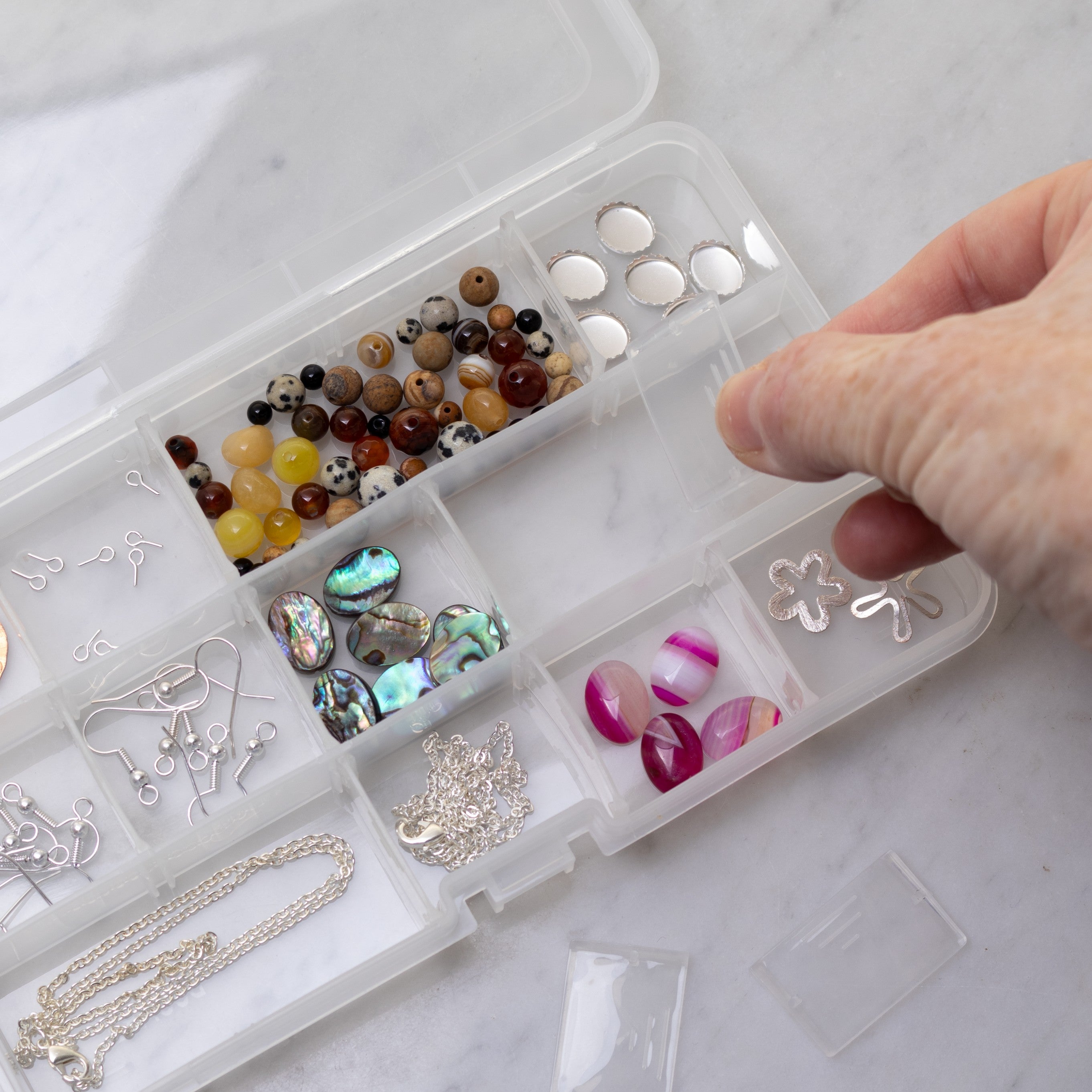 Jewellery Components Organiser & Storage Box