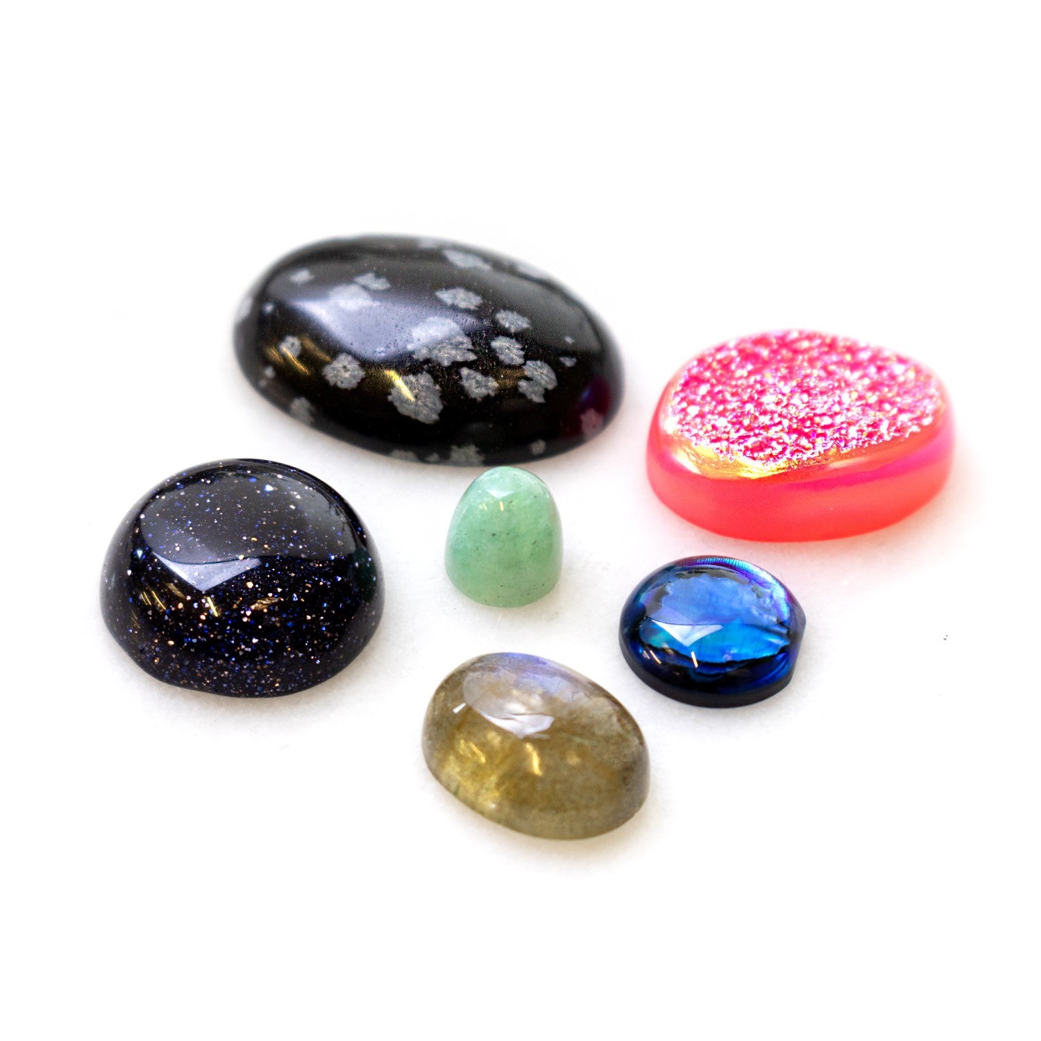 Pack of Assorted Imperfect Gemstone Cabochons