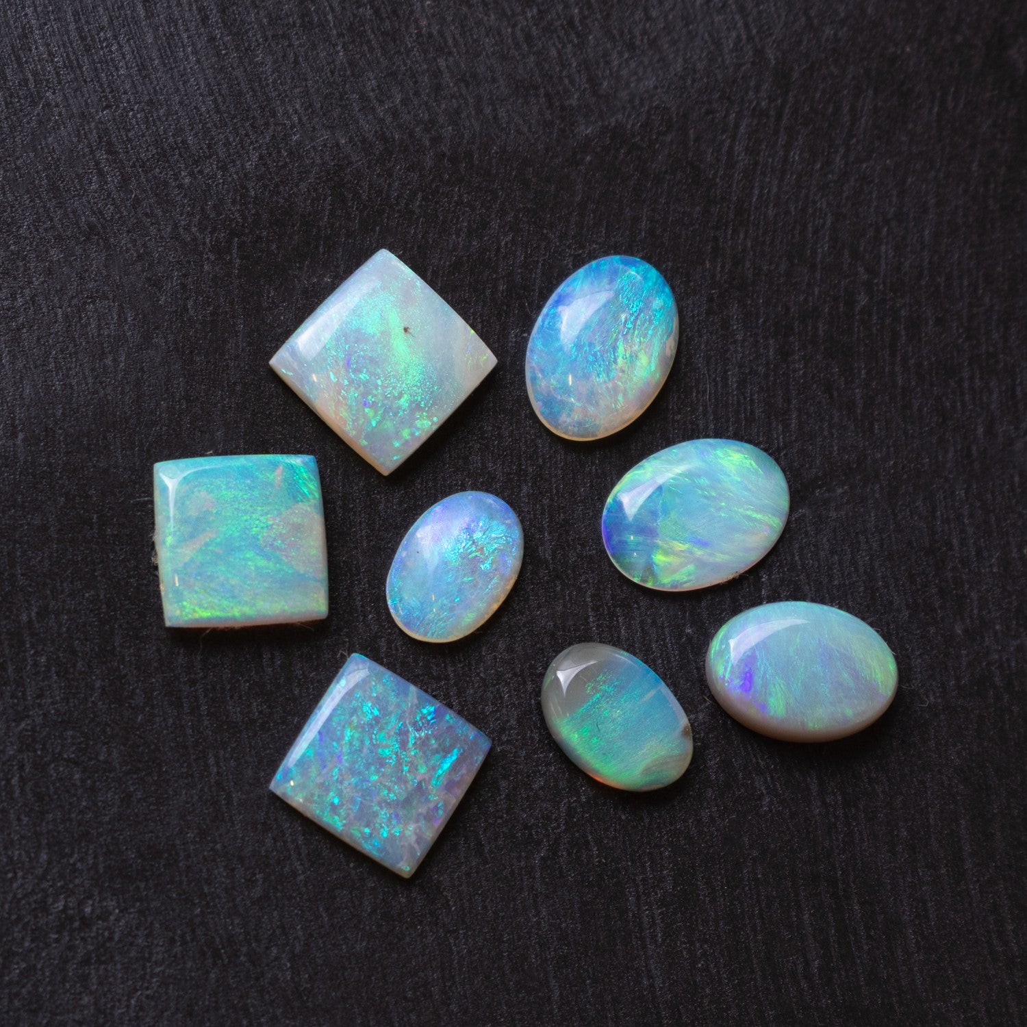 Australian Lightning Ridge Opal Cabochons Blue/Green