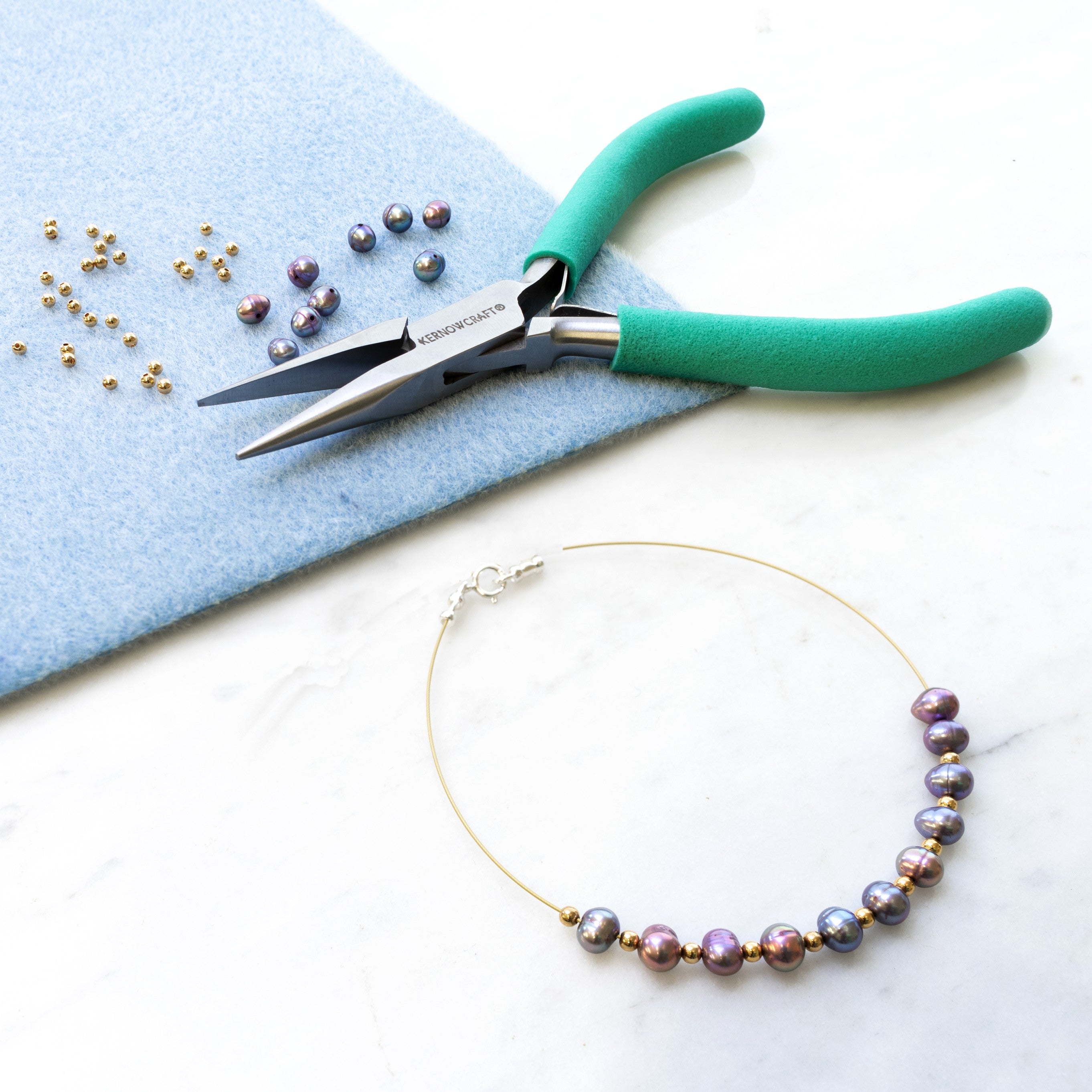 Bracelet Wire For Beading With Sterling Silver Findings