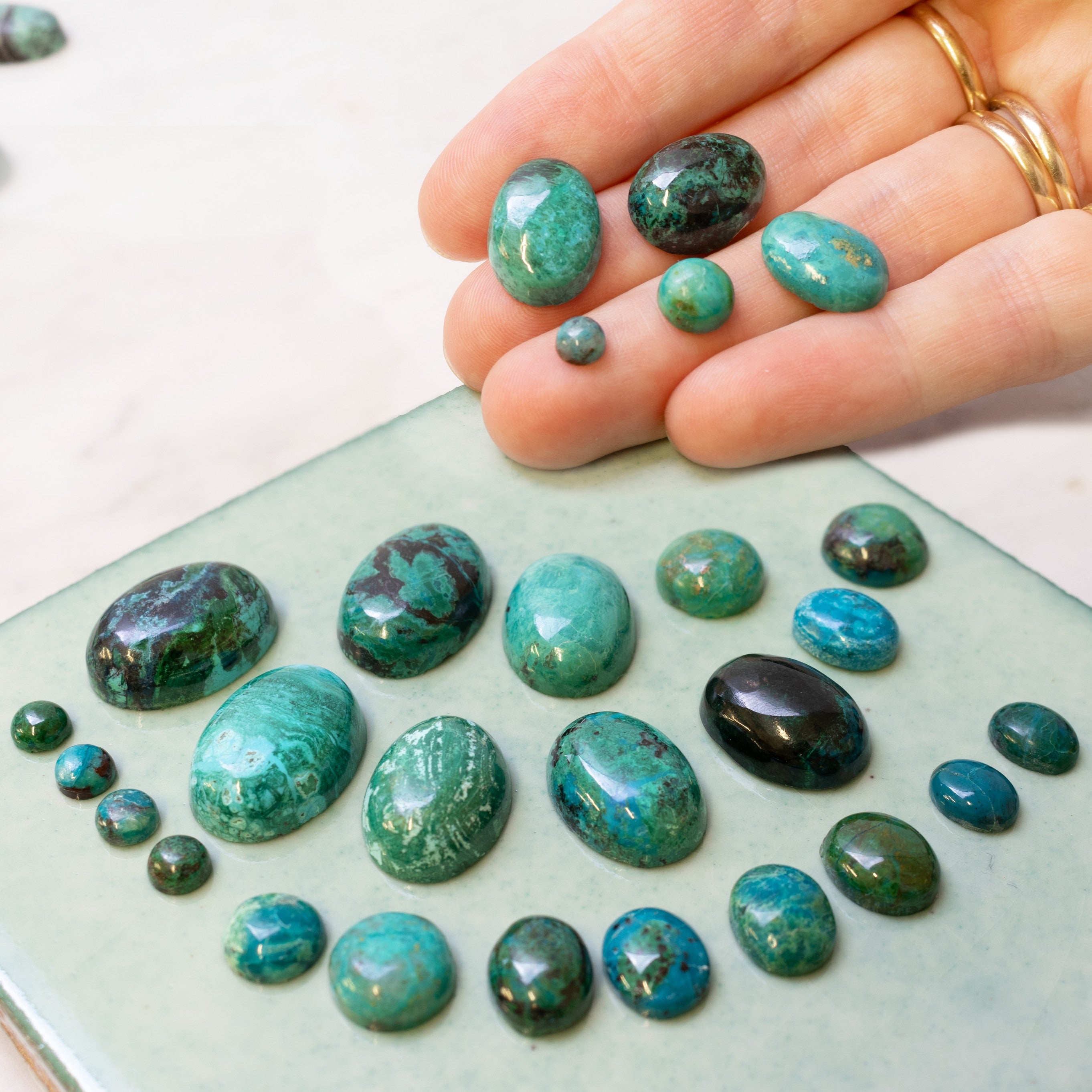 Chrysocolla Cabochons