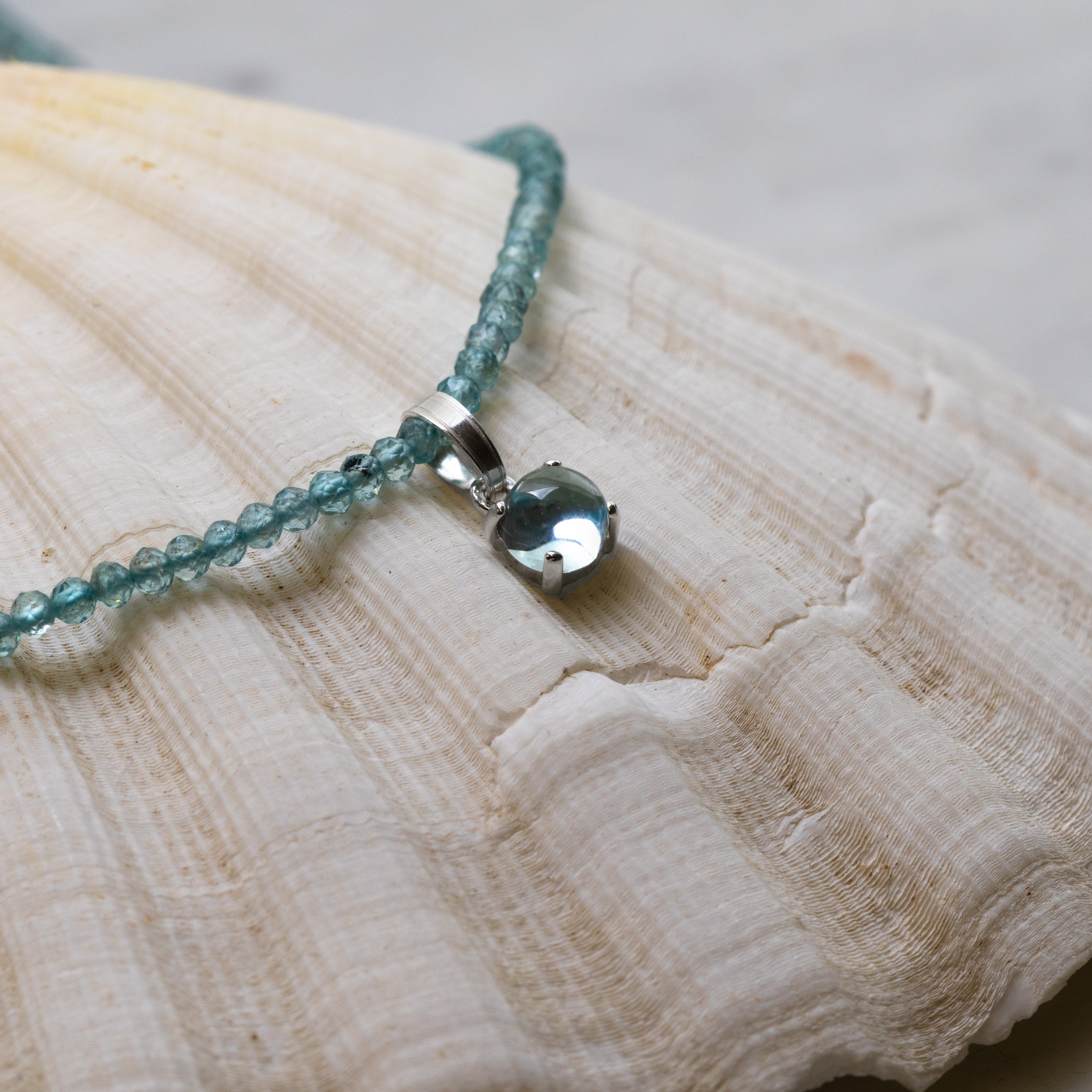 Apatite Micro Faceted Round Beads Approx 2mm