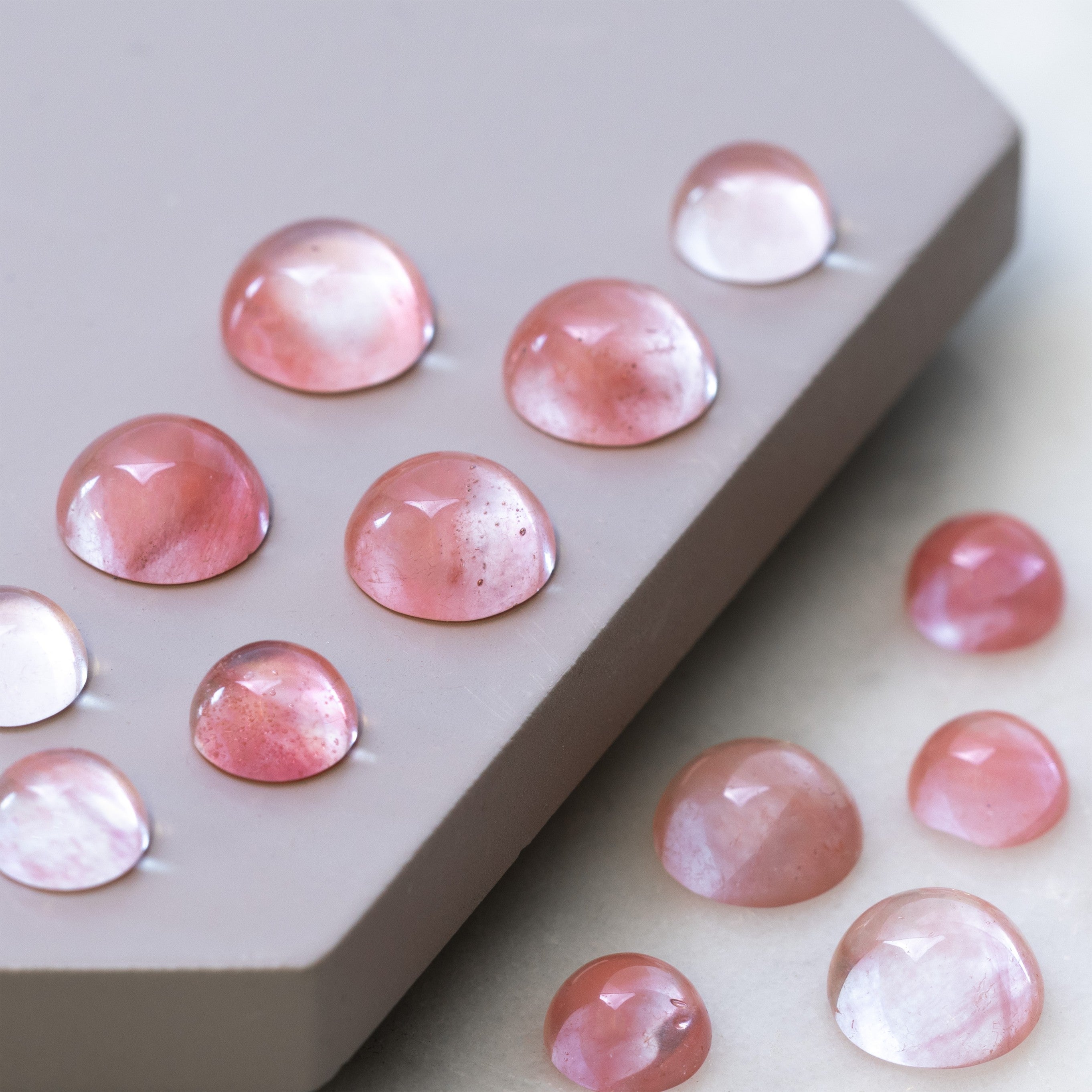 Cherry Quartz Cabochons