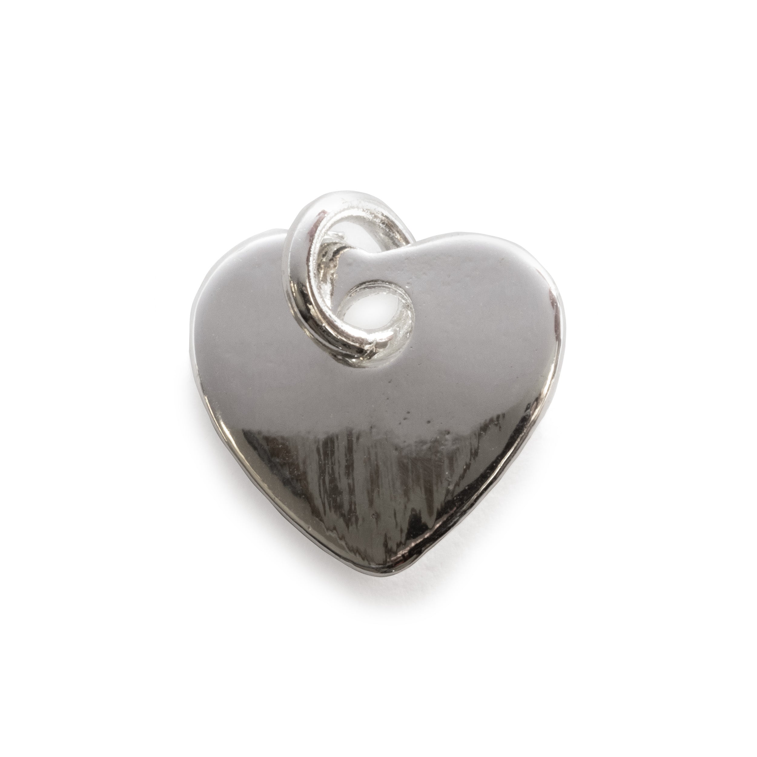 Silver Plated Heart Charm