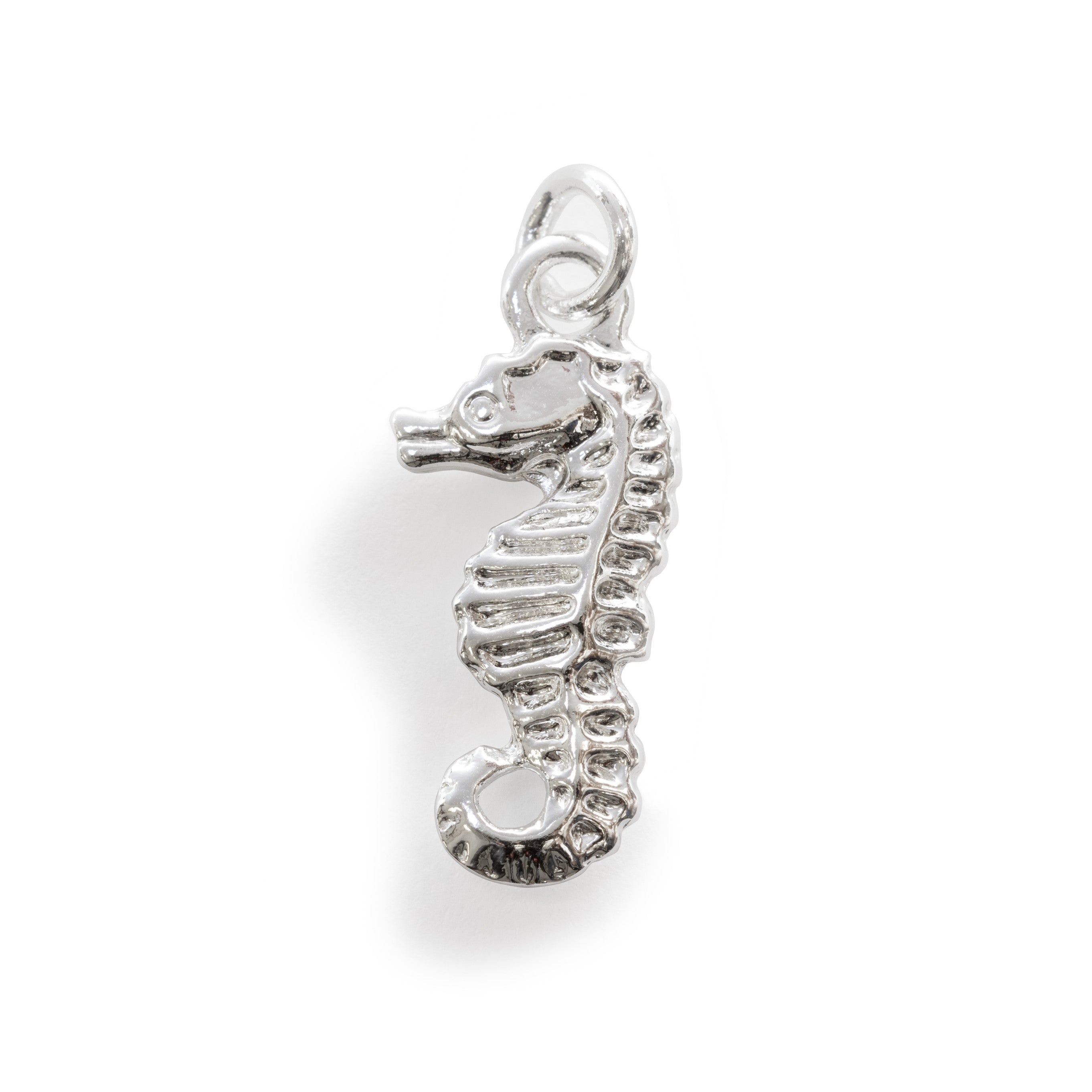 Silver Plated Seahorse Charm