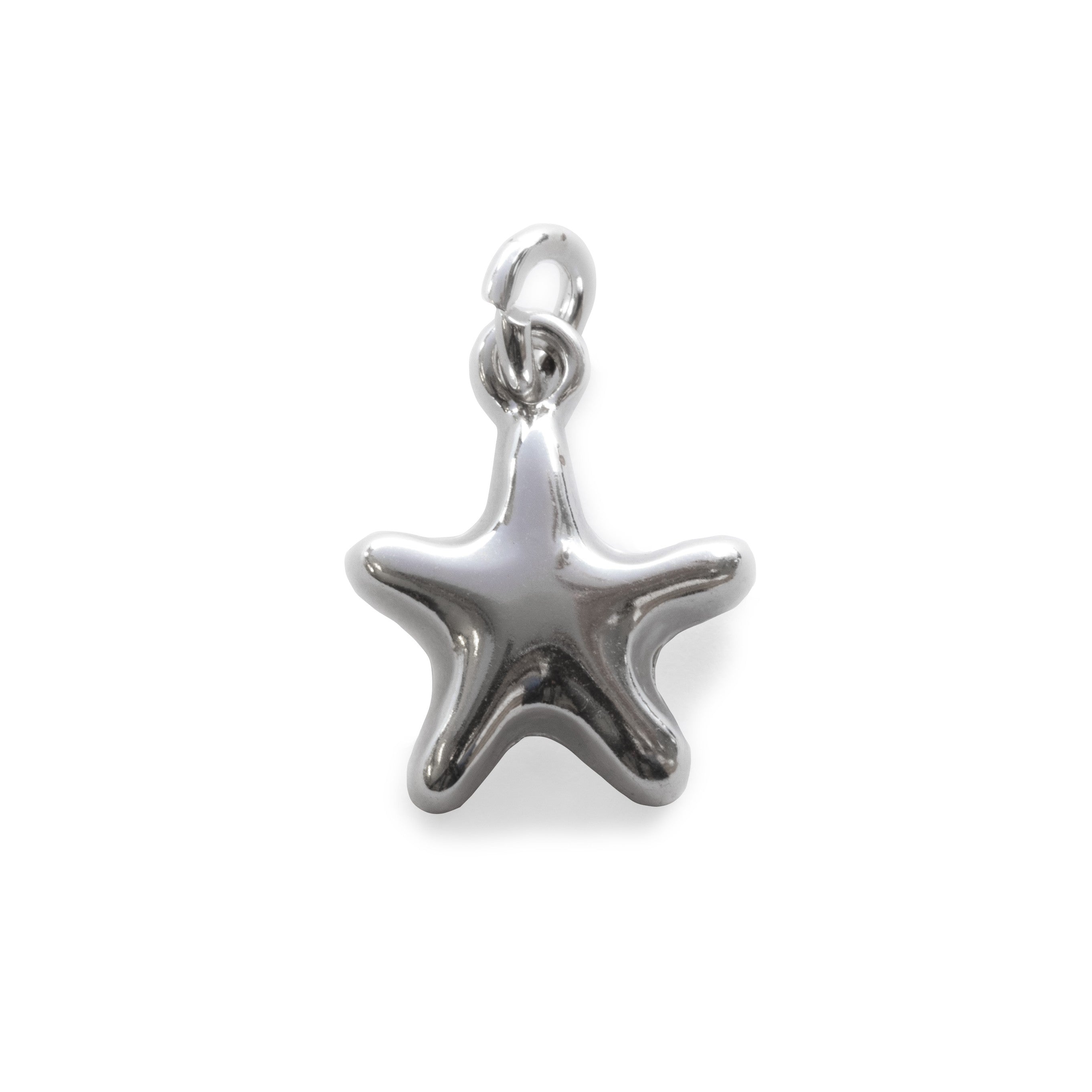 Silver Plated Starfish Charm