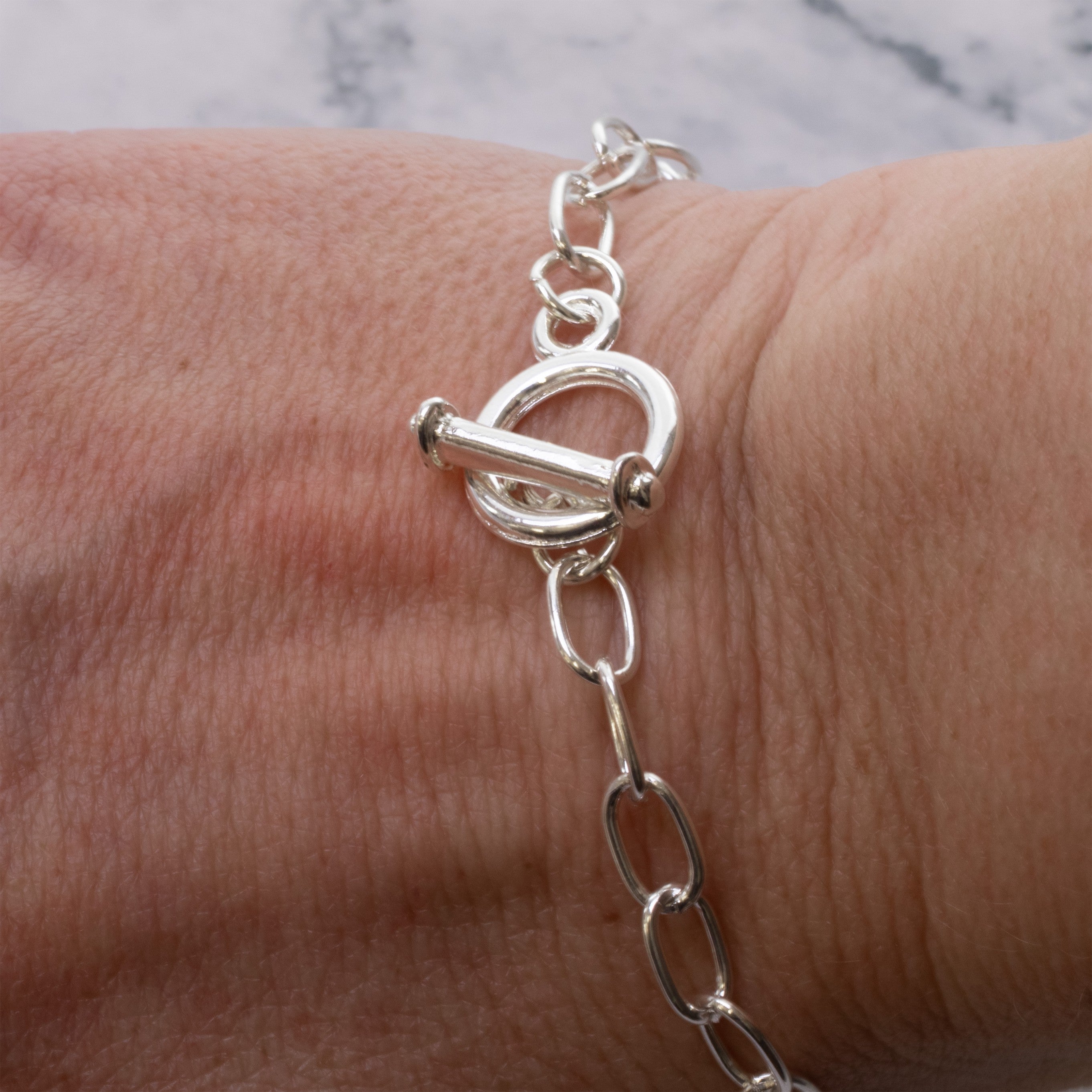 Silver Plated Charm Bracelet