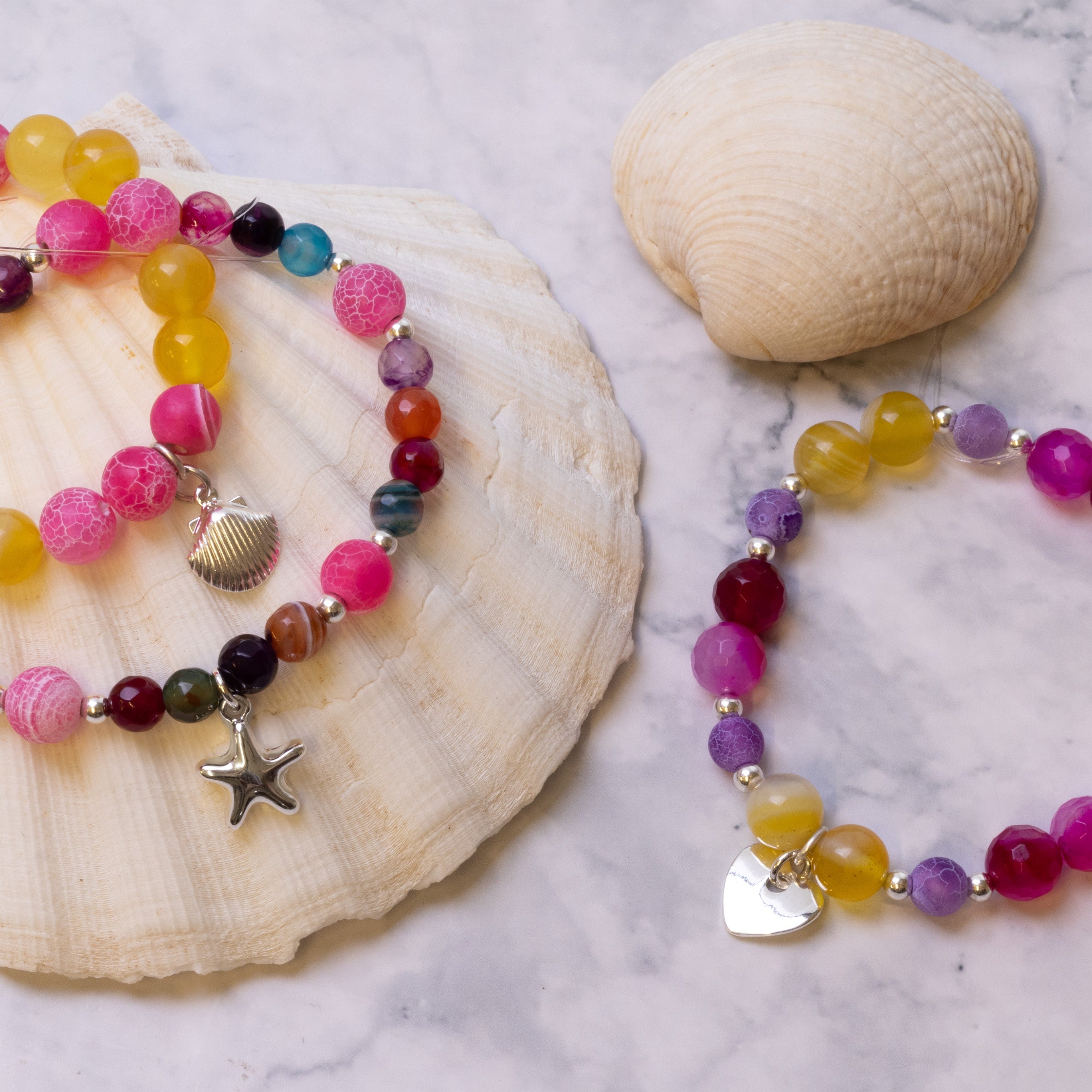 Silver Plated Starfish Charm