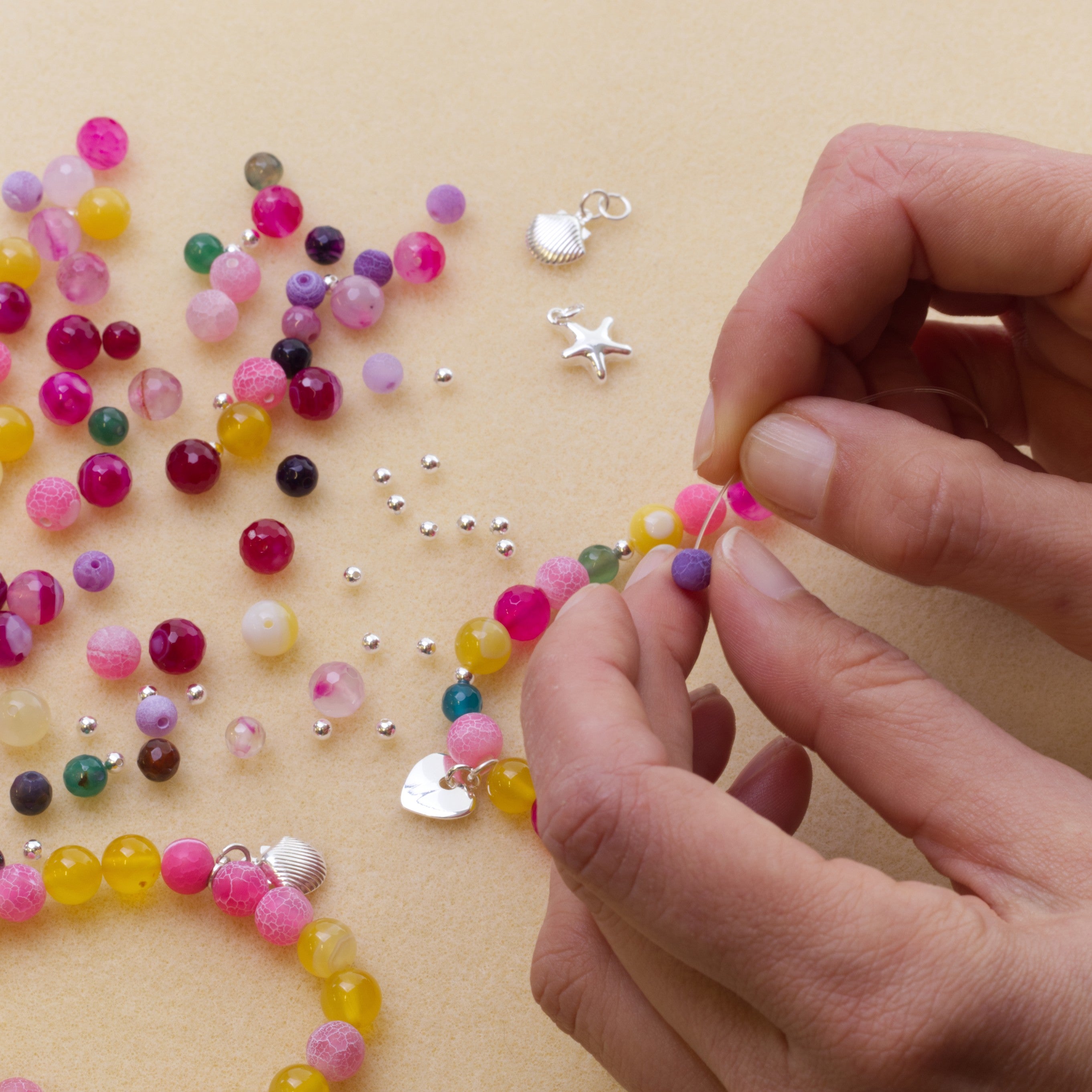 Children's Bracelets Making Kit Set Of 3