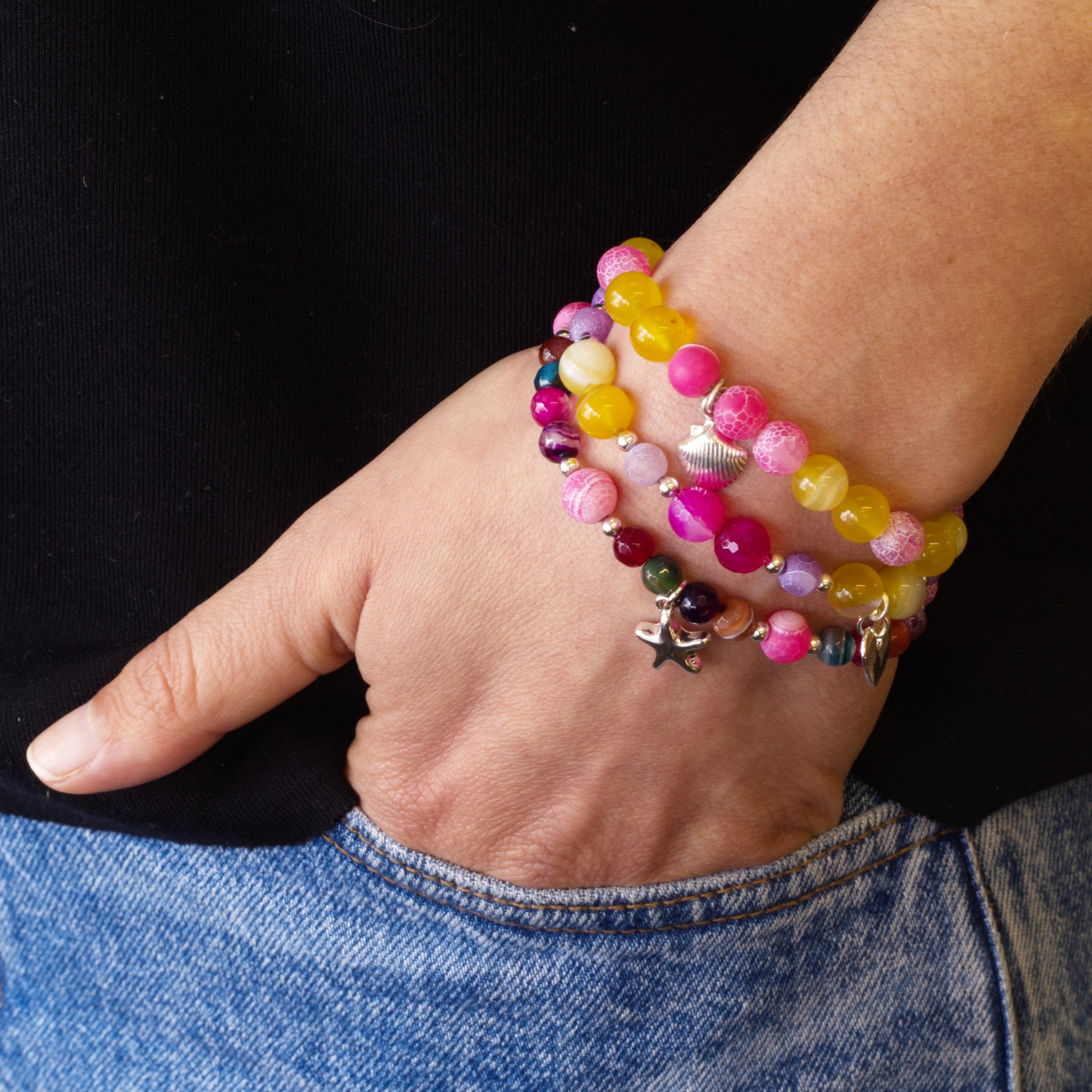 Children's Bracelets Making Kit Set Of 3