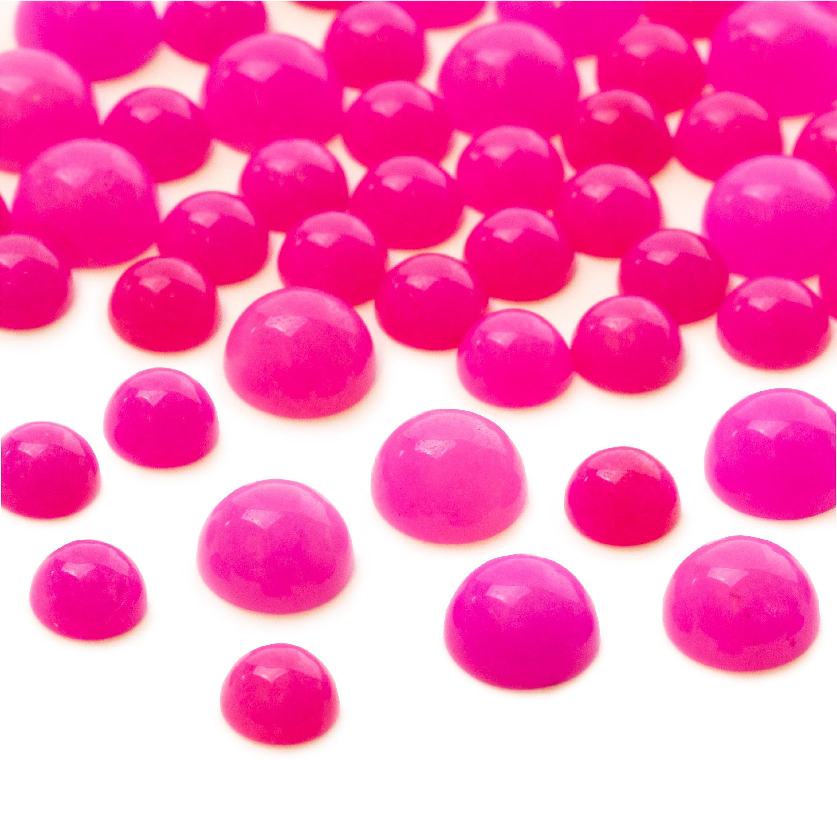 Pink Jade Cabochons