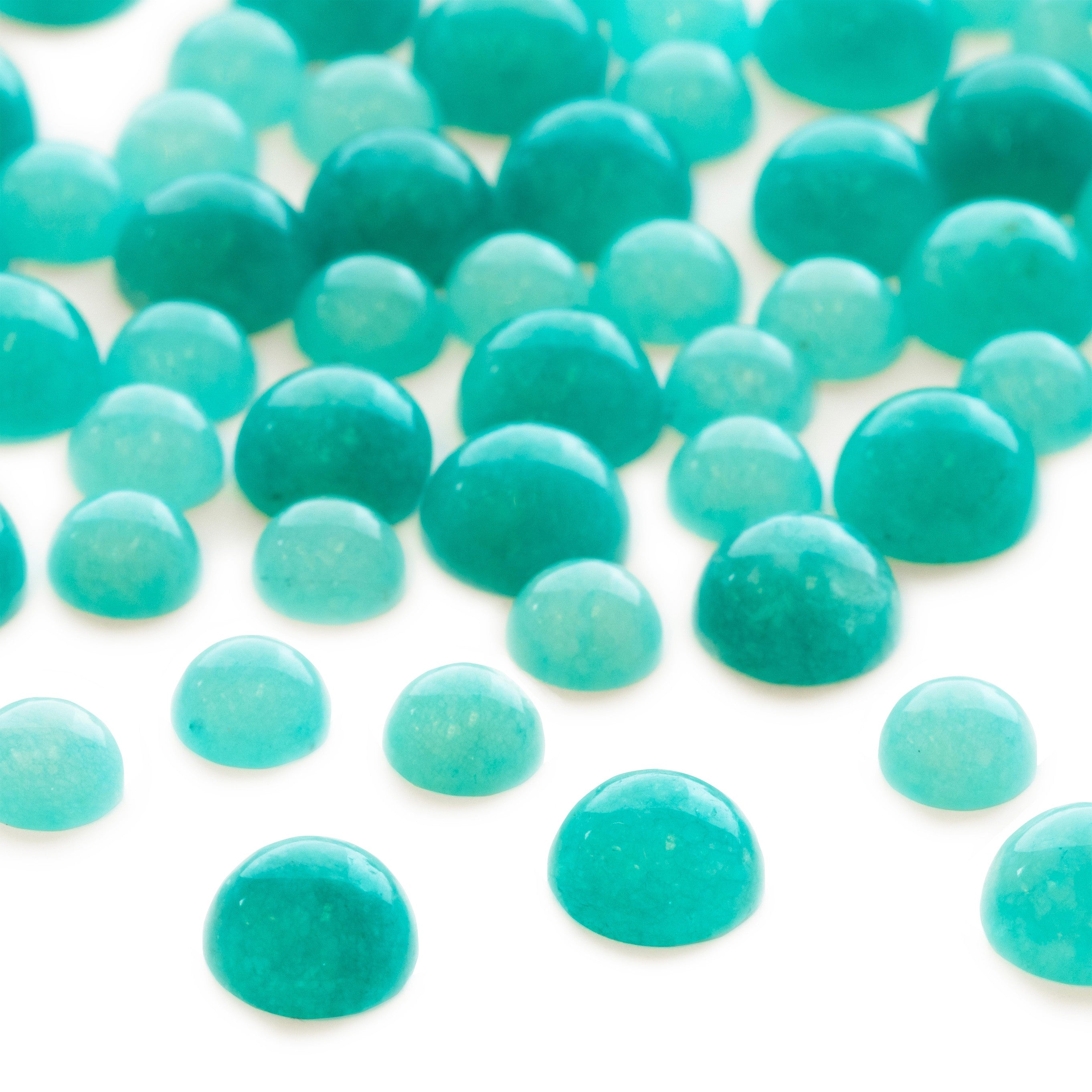 Aqua Jade Cabochons