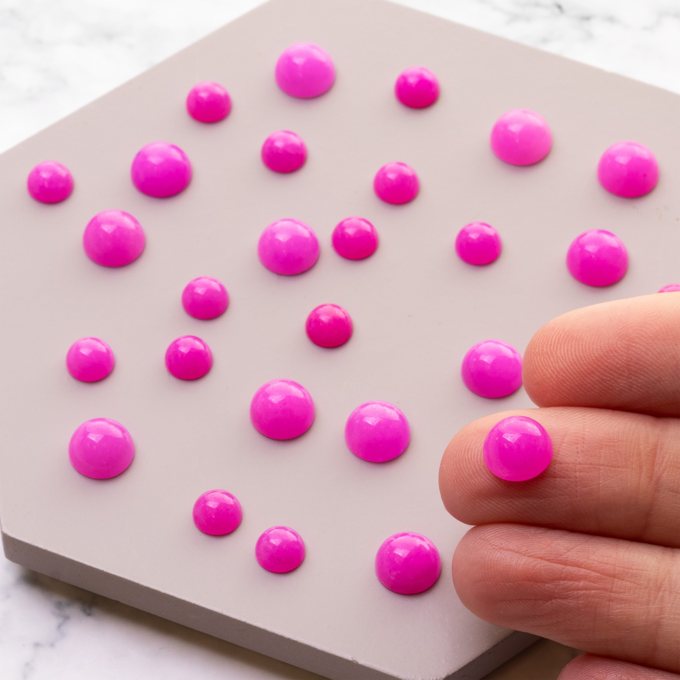 Pink Jade Cabochons