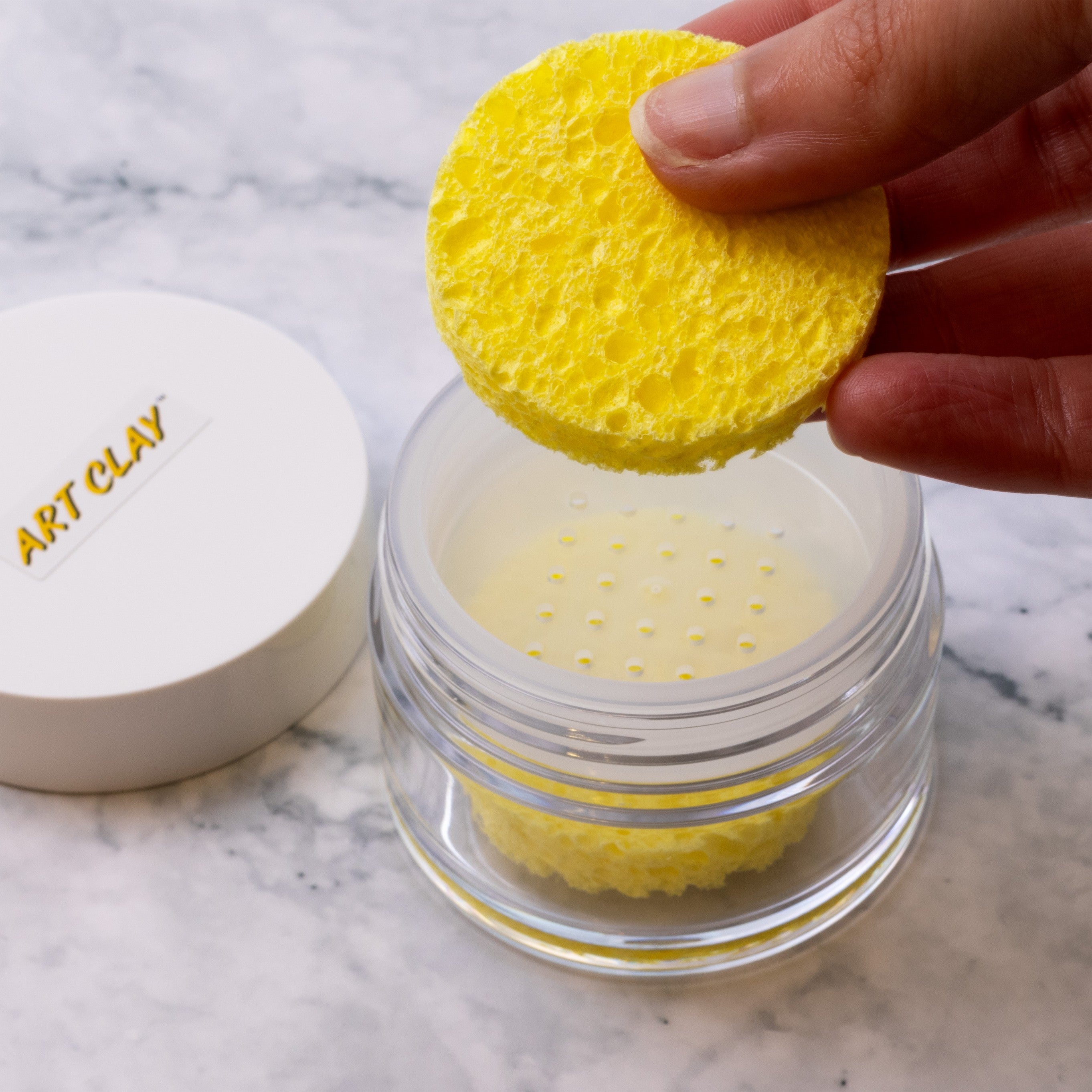 Silver Clay Moisturising & Storage Pot