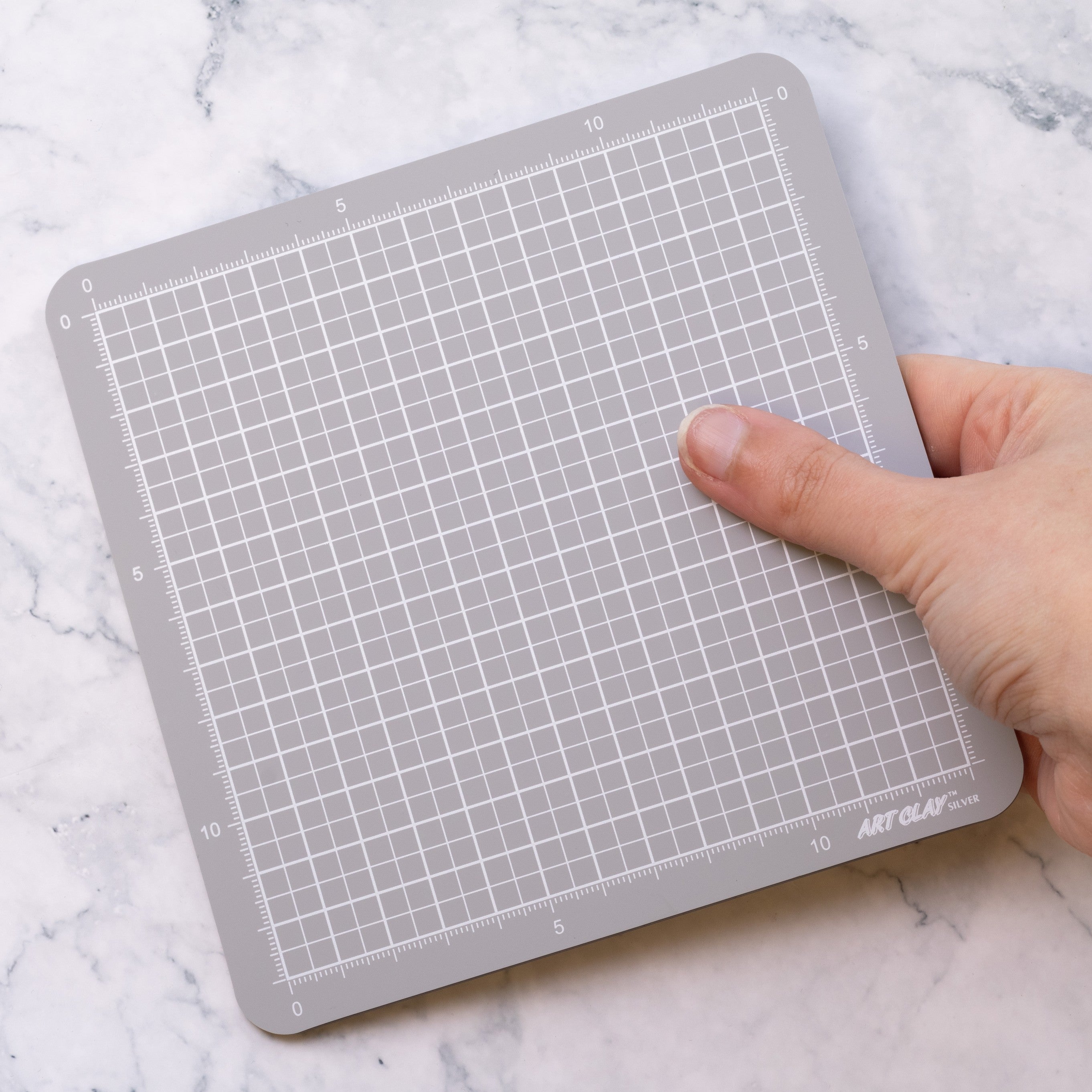 Silver Clay Work Surface