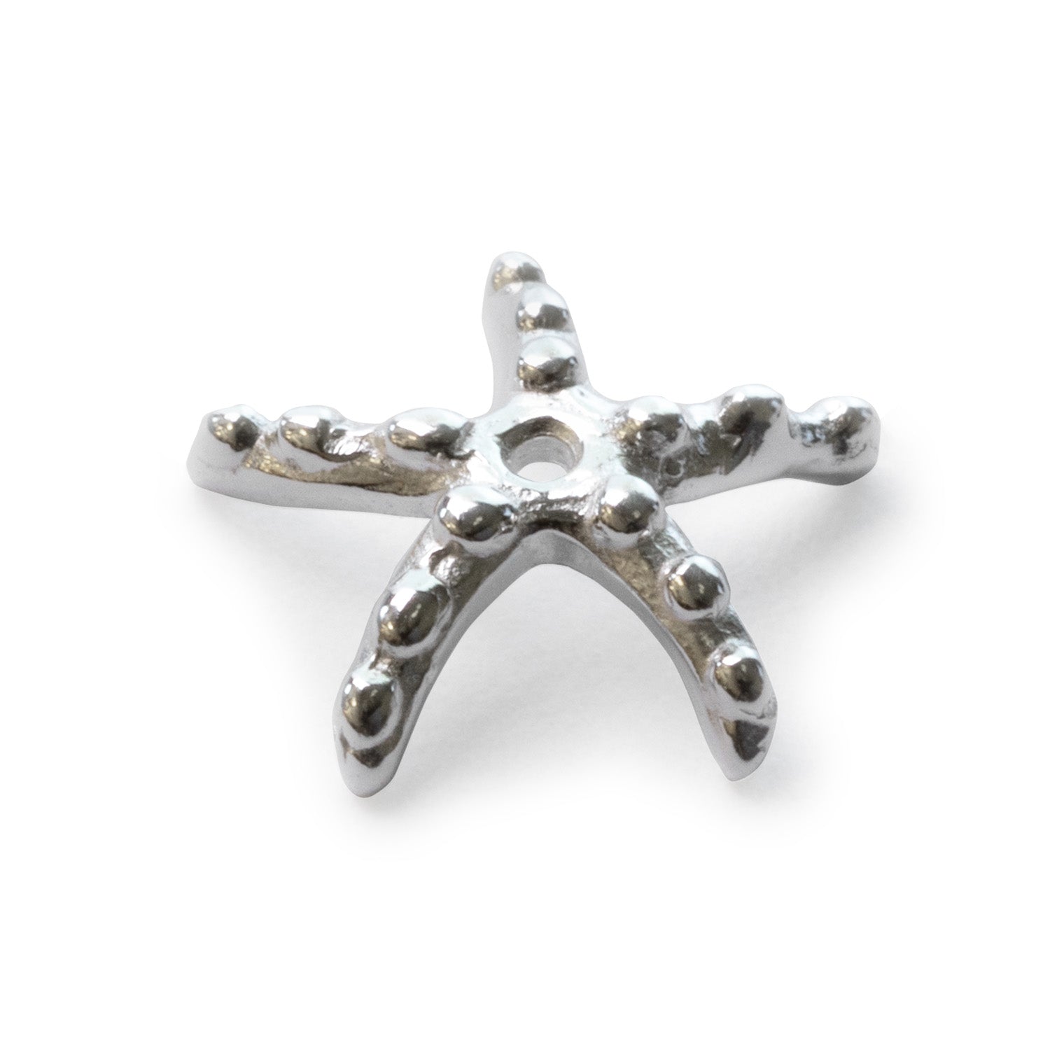 Sterling Silver Starfish Bead Cap