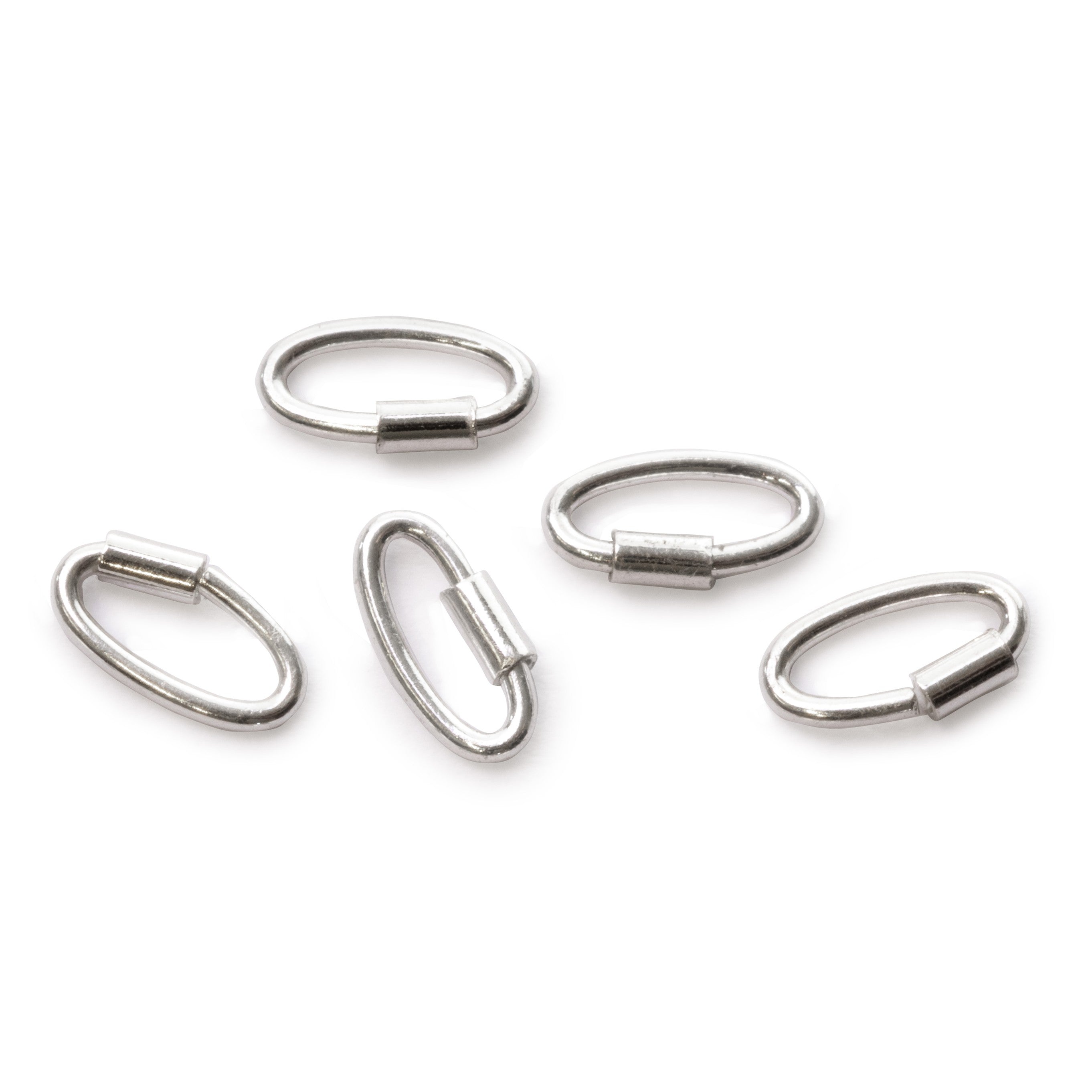 Sterling Silver Lock Rings