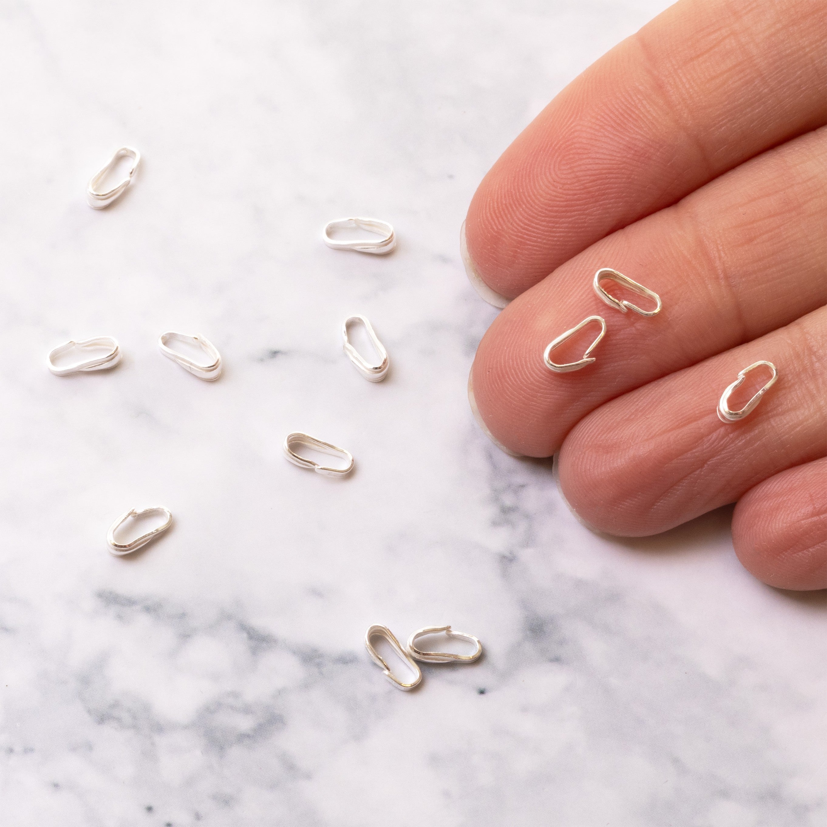 Sterling Silver 6mm Spring Bail