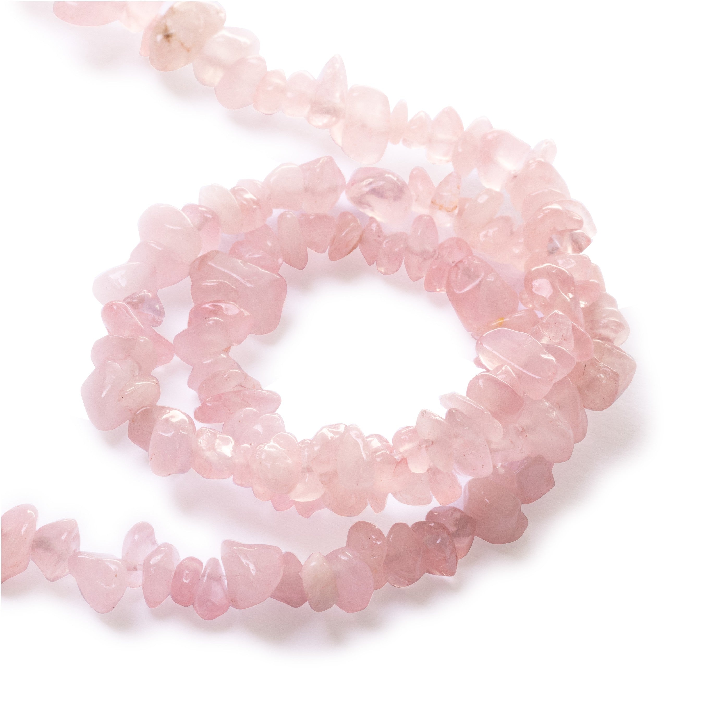 Rose Quartz Chip Beads