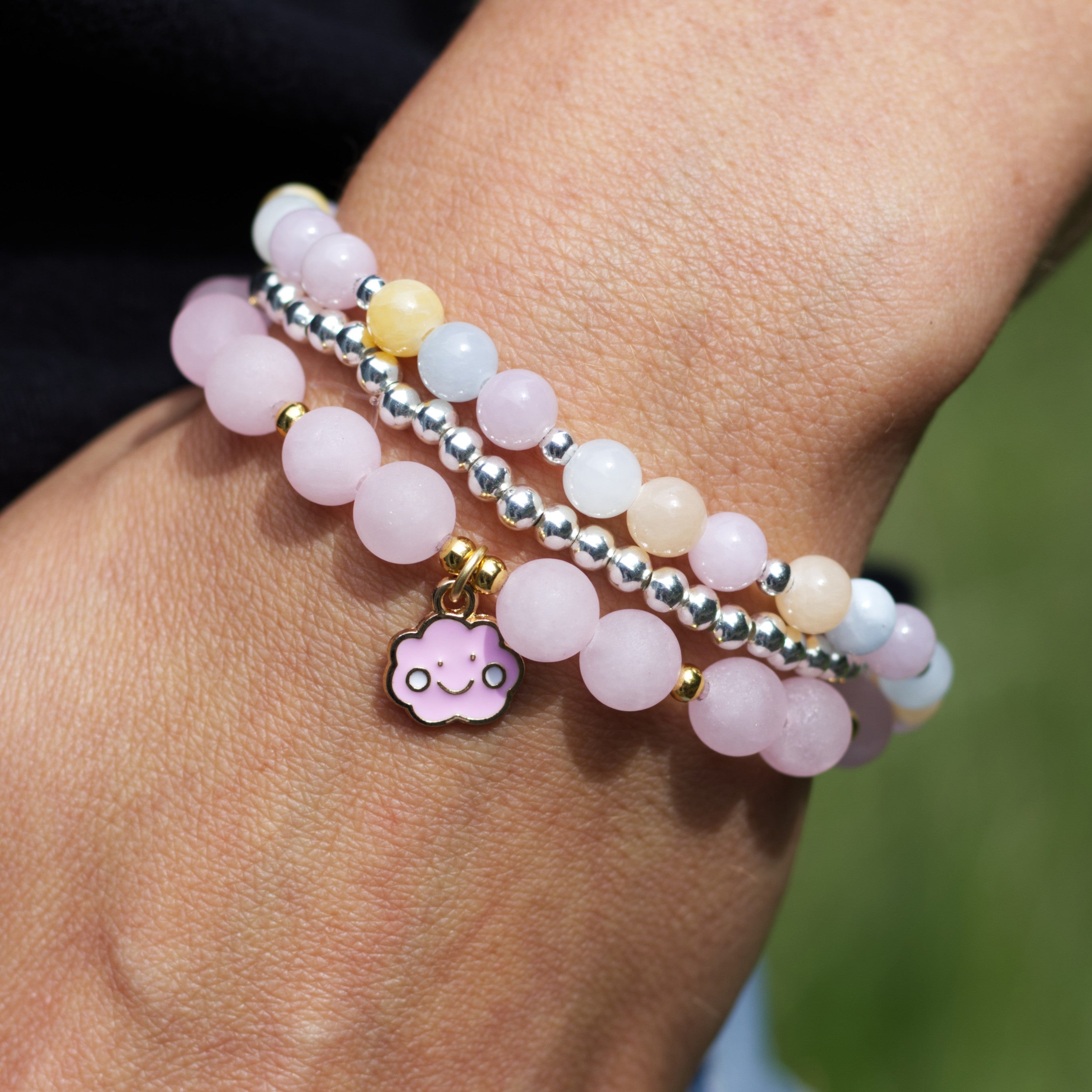 Children's Bracelets Making Kit Pastel Set Of 3