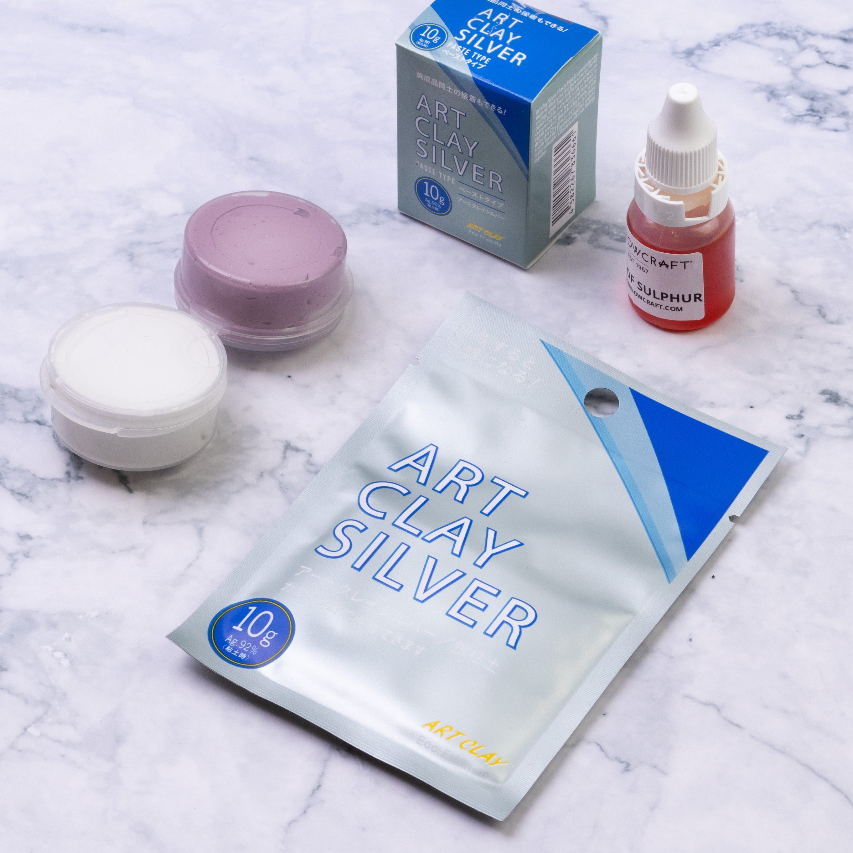 Silver Clay Moulding And Patina Kit