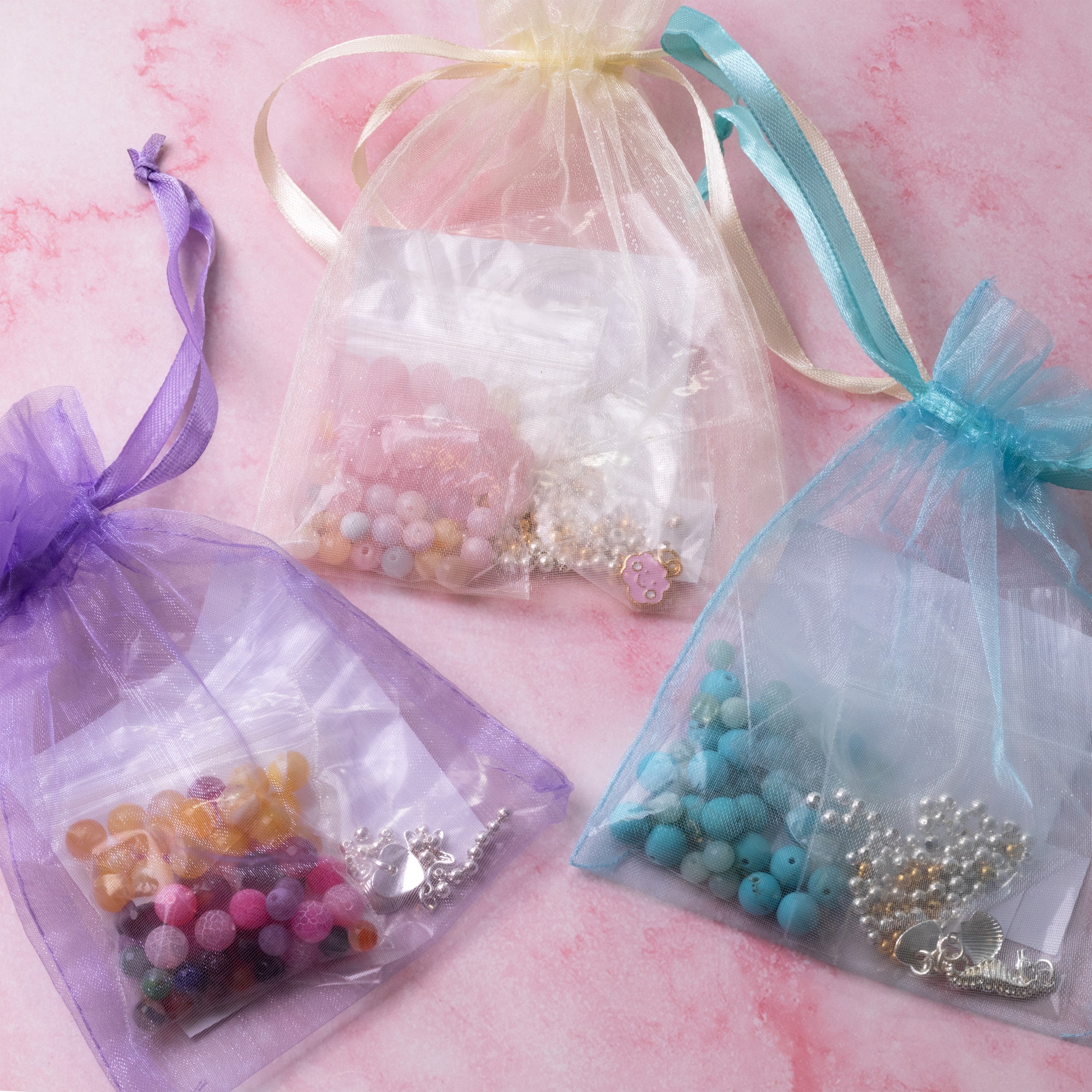 Children's Bracelets Making Kit Pastel Set Of 3