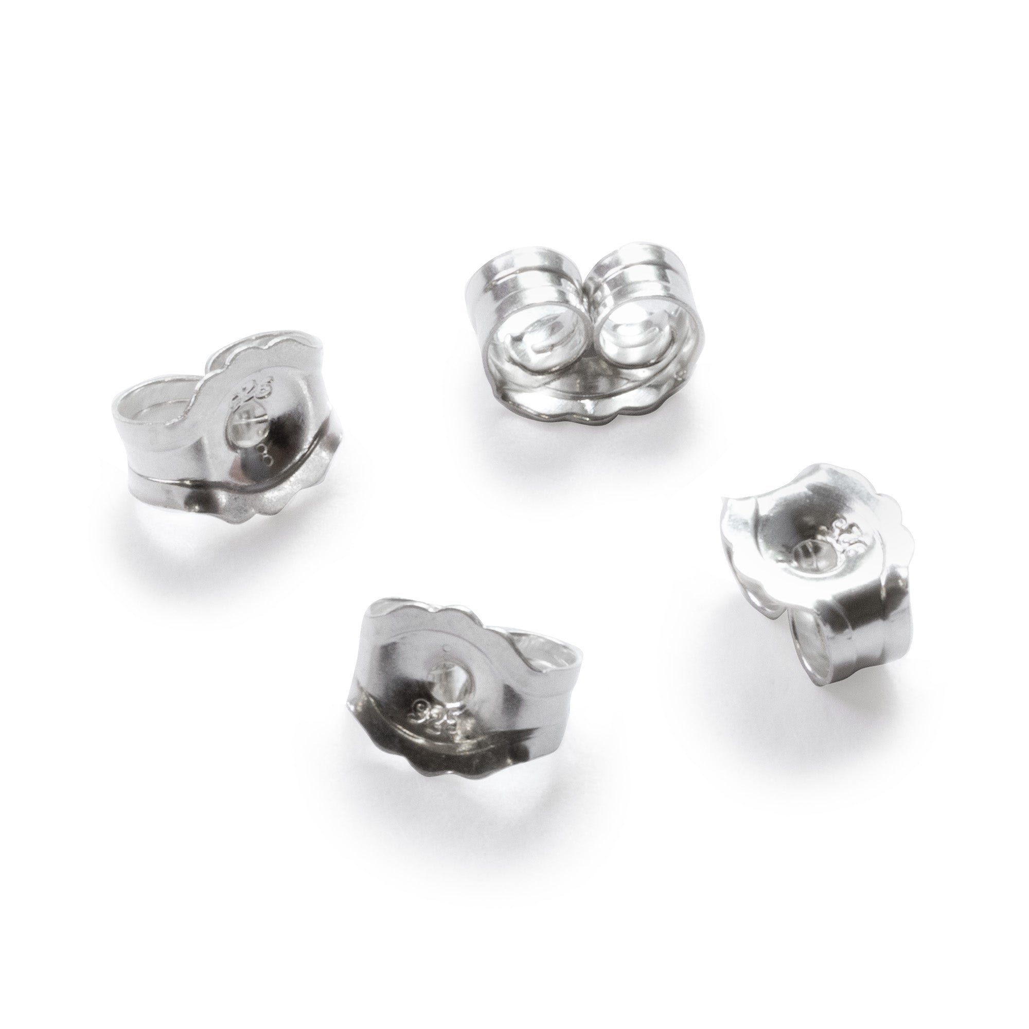 Sterling Silver Medium 5x3mm Earring Backs